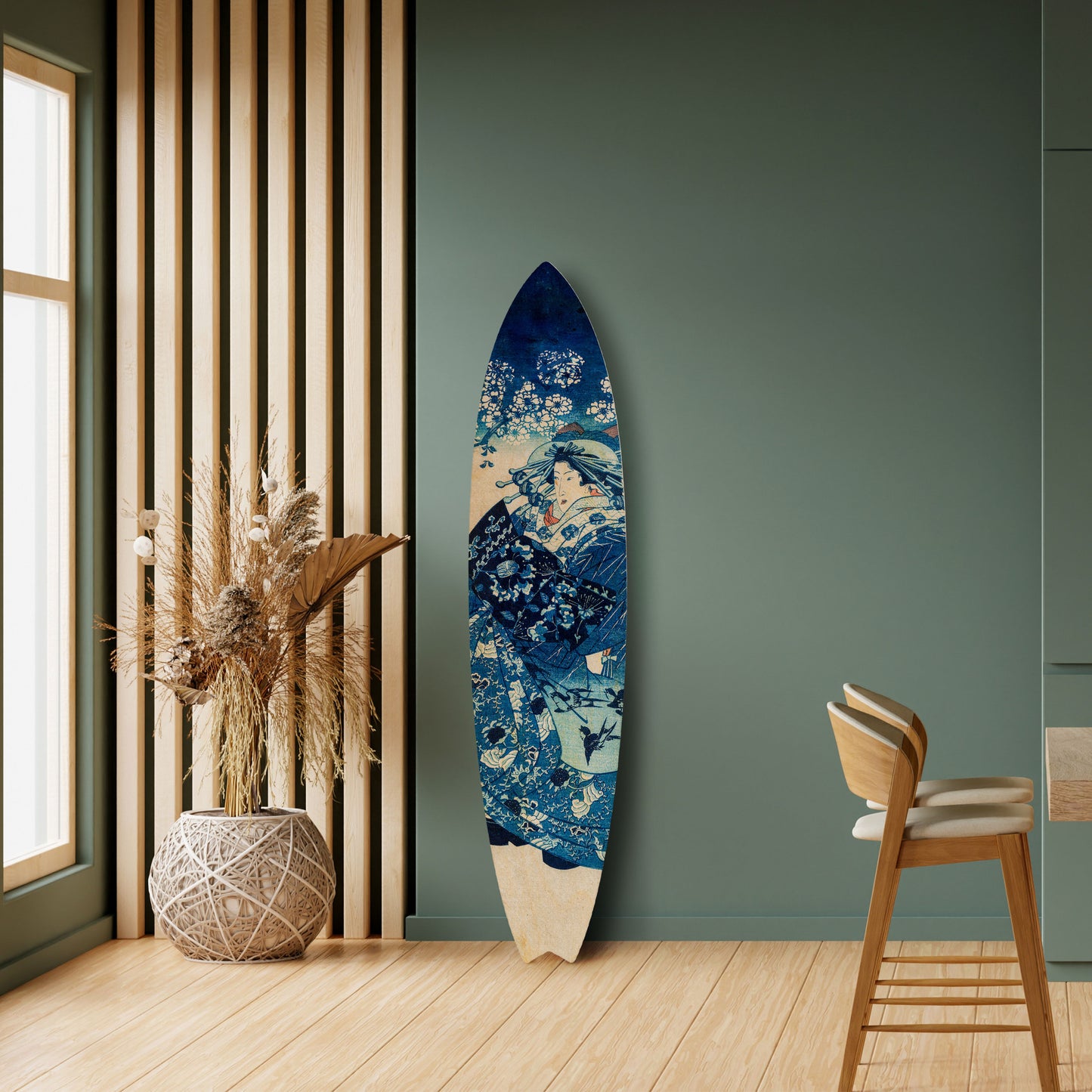 JAPANESE WOMAN Διακοσμητική σανίδα Surf