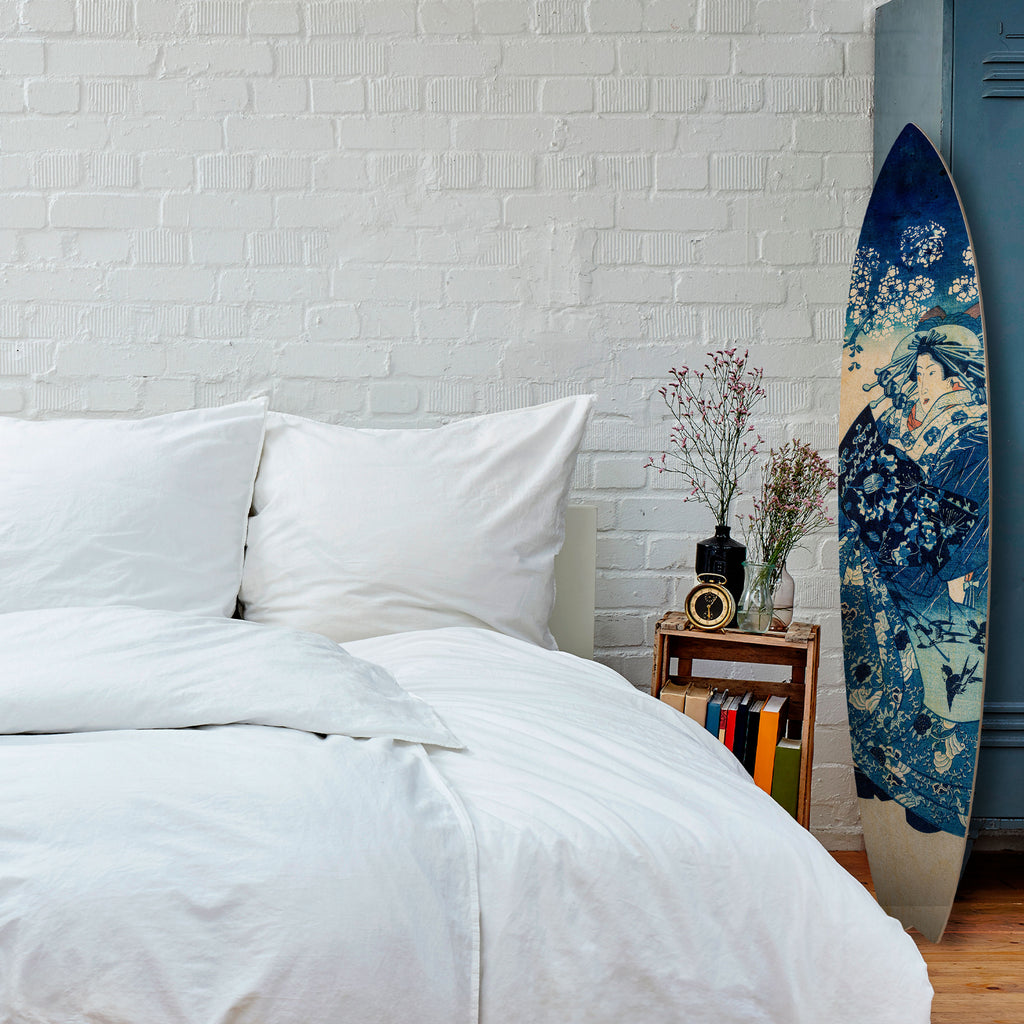 JAPANESE WOMAN Surfboard Decorative Panel