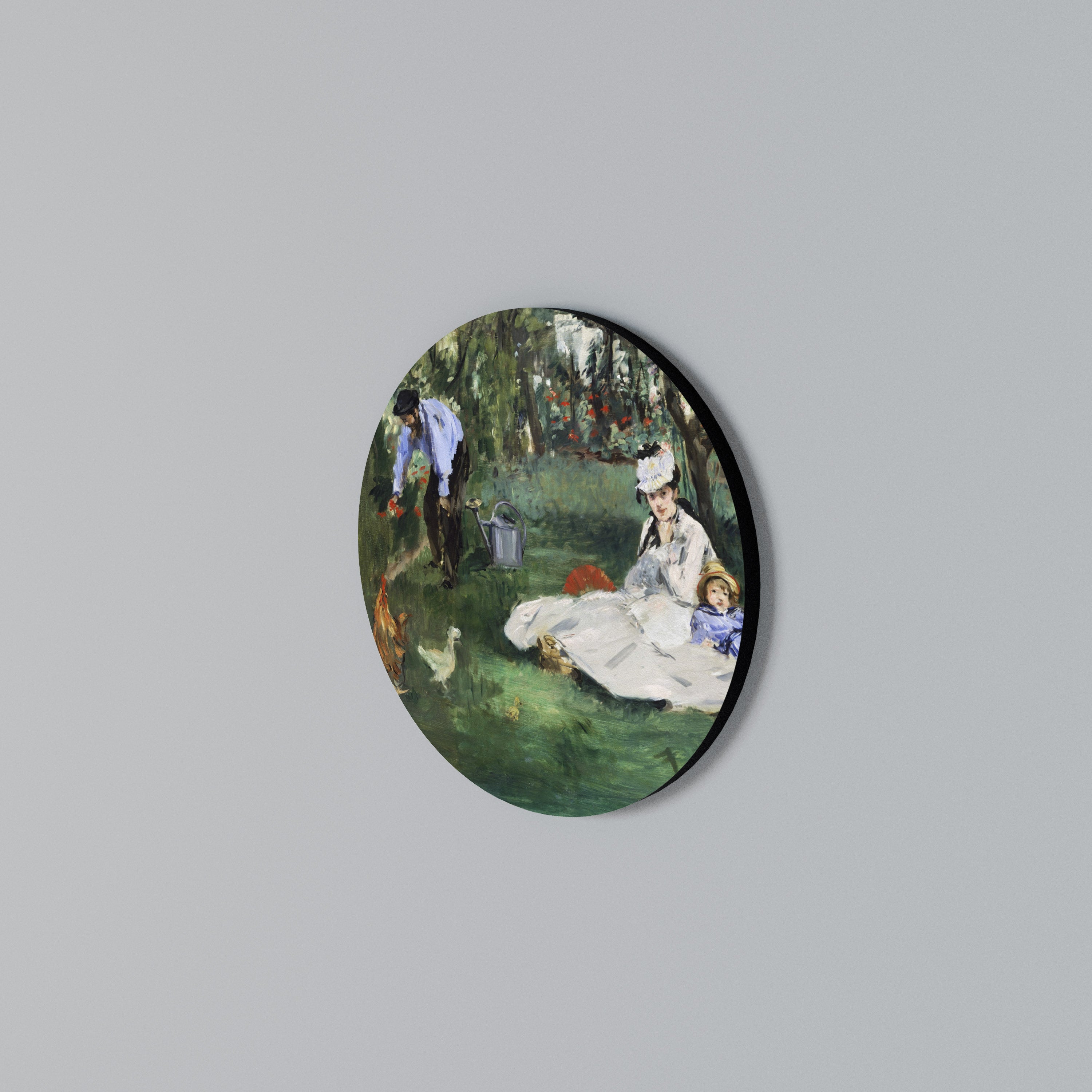 GARDEN OF CHARMS Στρογγυλός πίνακας ζωγραφικής