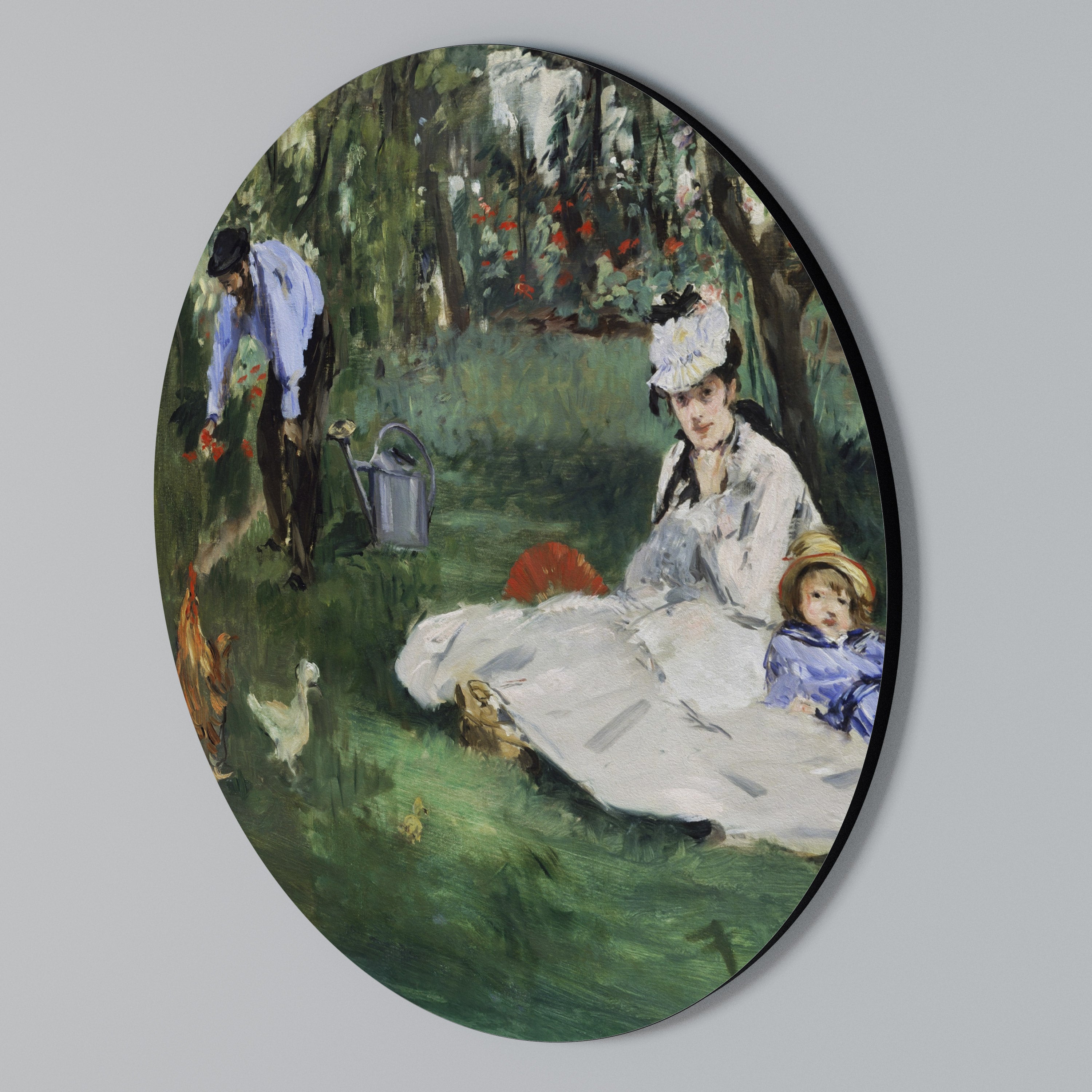 GARDEN OF CHARMS Στρογγυλός πίνακας ζωγραφικής