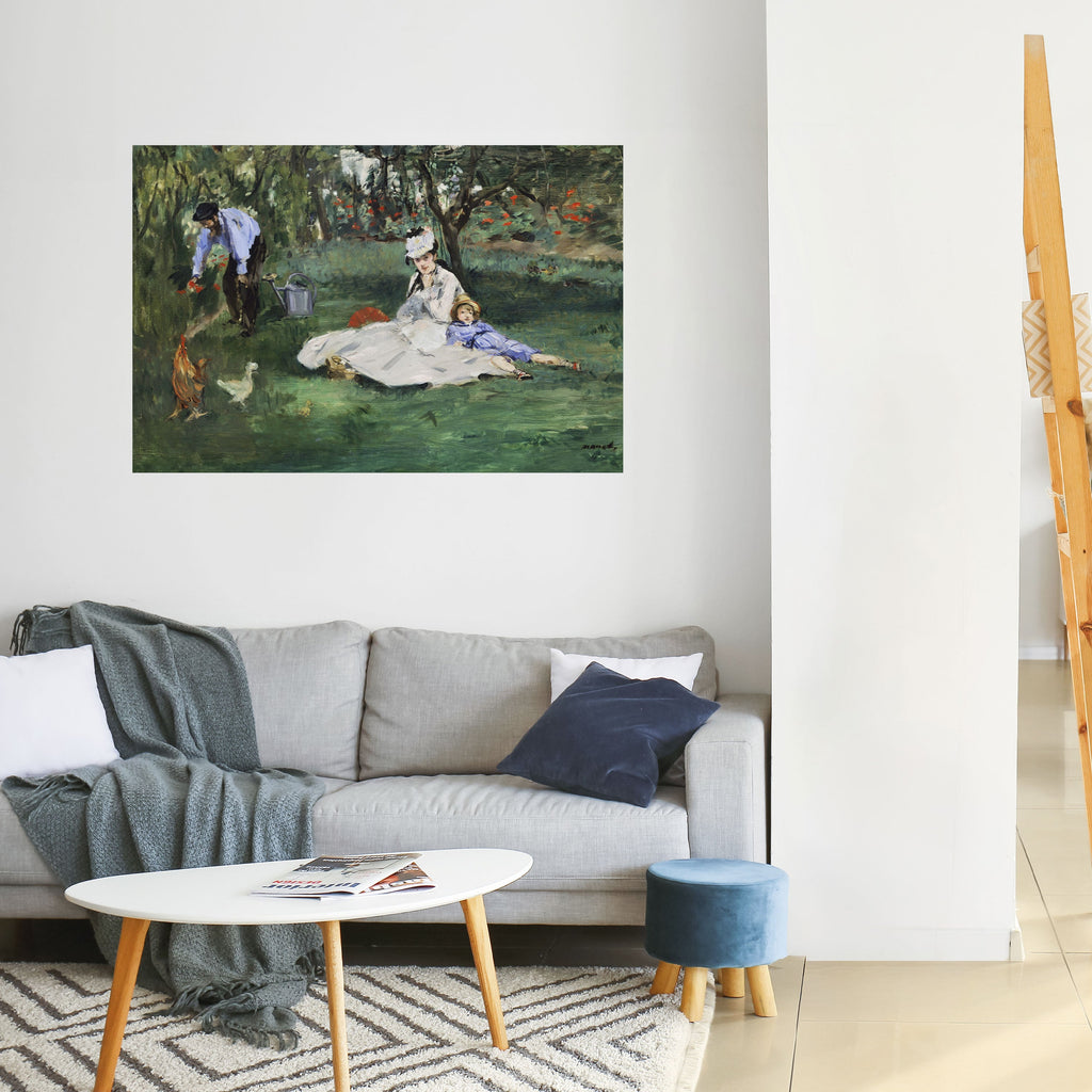 GARDEN OF CHARMS Peel and Stick Horizontal Poster