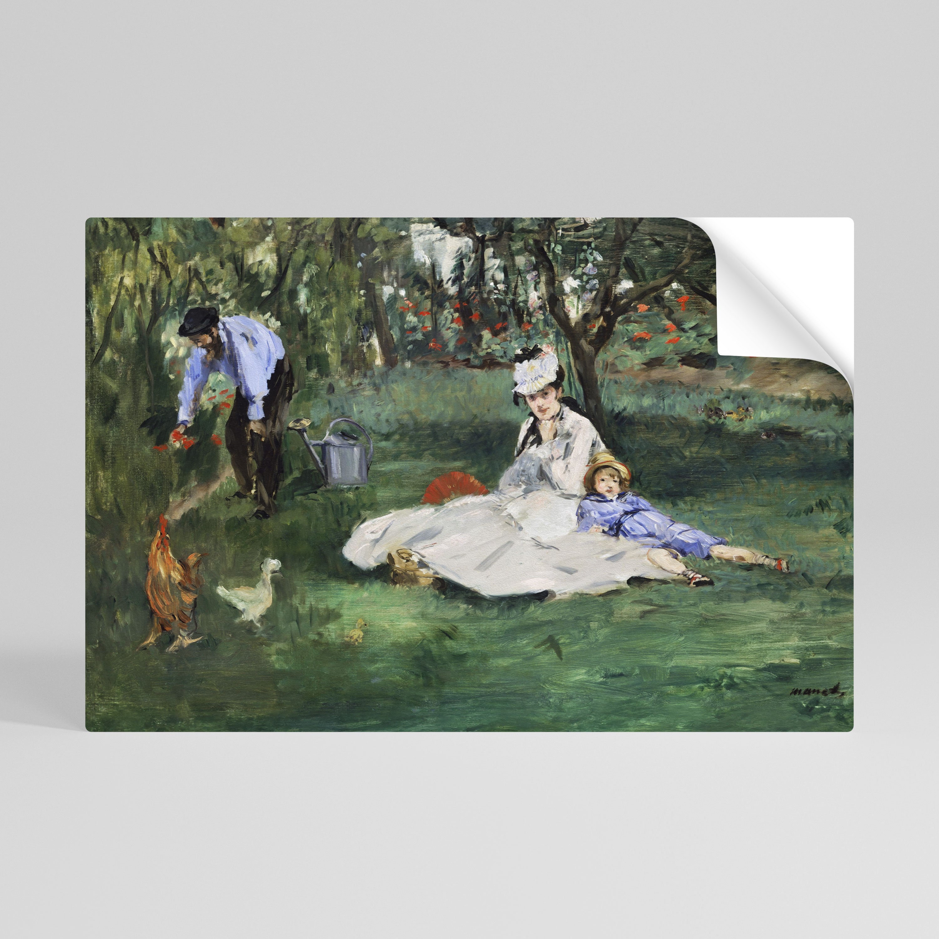 GARDEN OF CHARMS Αυτοκόλλητη Αφίσα οριζόντια