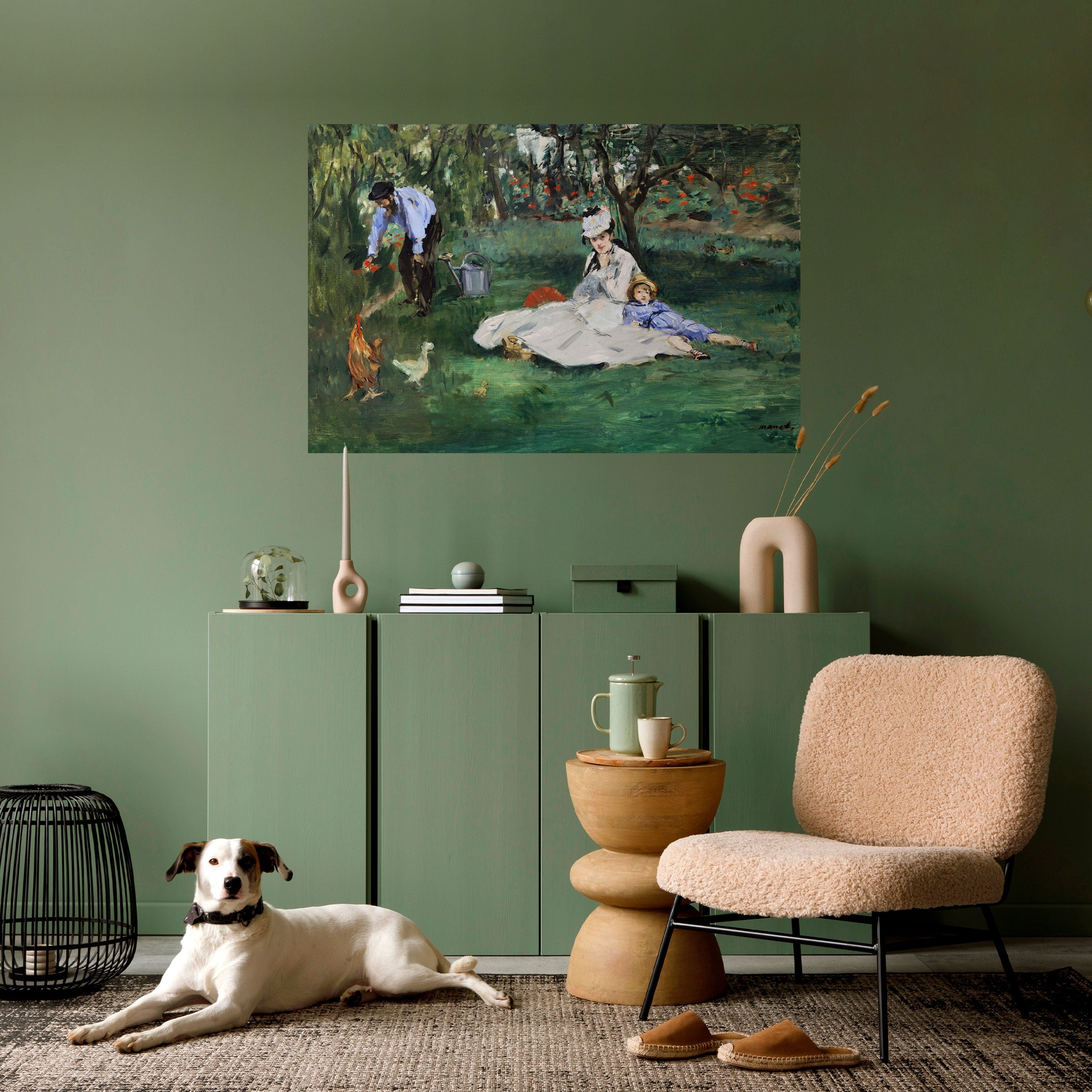 GARDEN OF CHARMS Peel and Stick Horizontal Poster