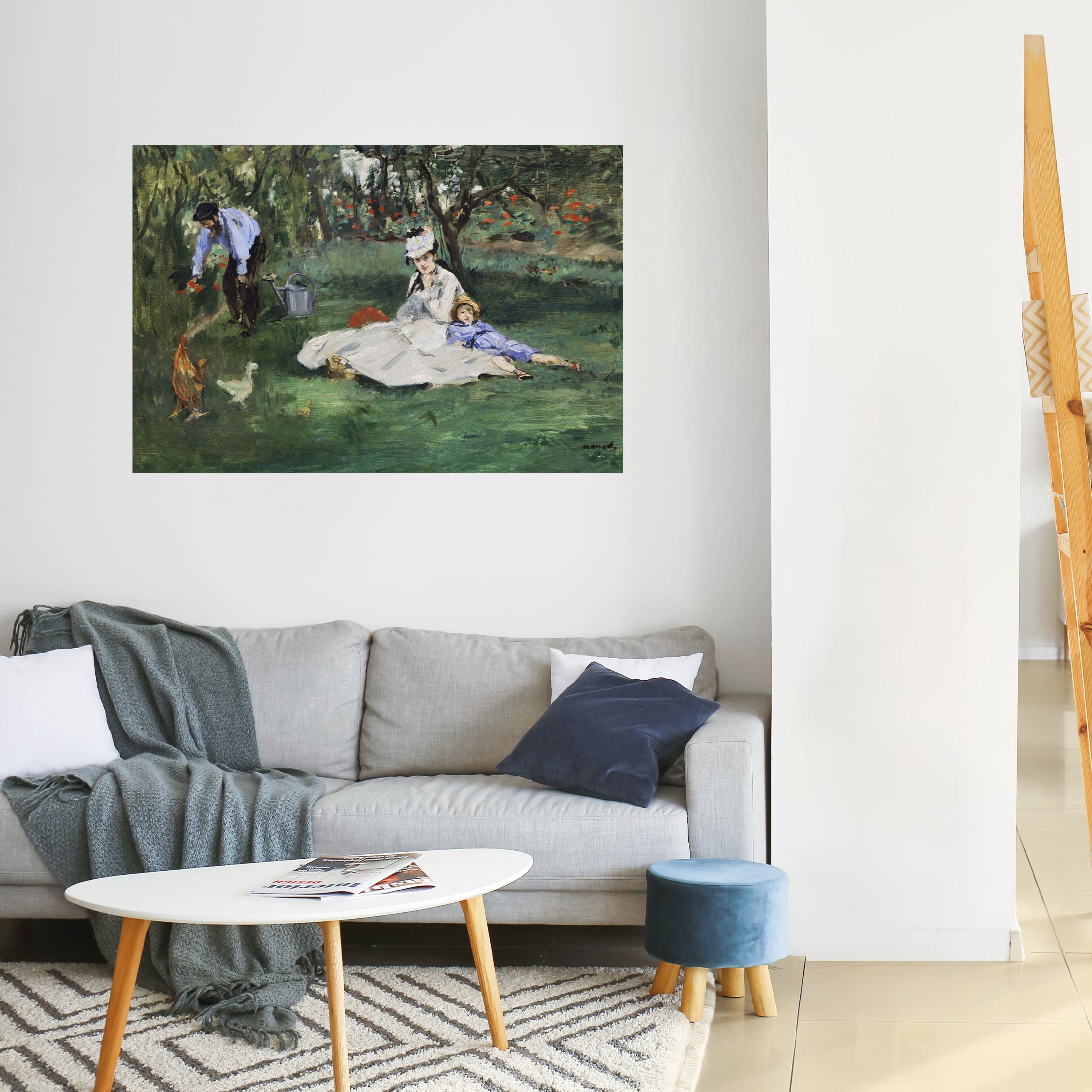 GARDEN OF CHARMS Peel and Stick Horizontal Poster