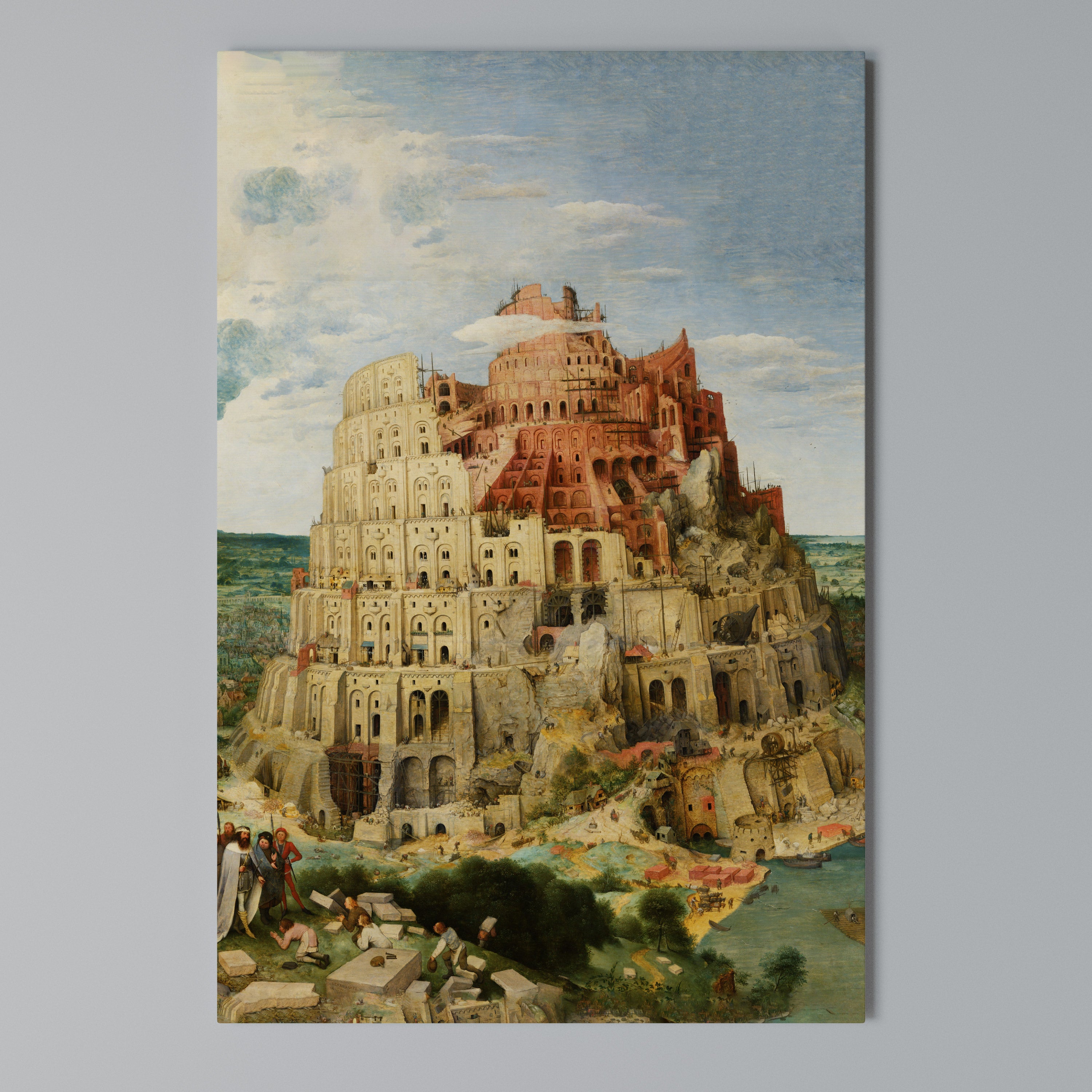 ECHOES OF AMBITION Vertical Canvas Print