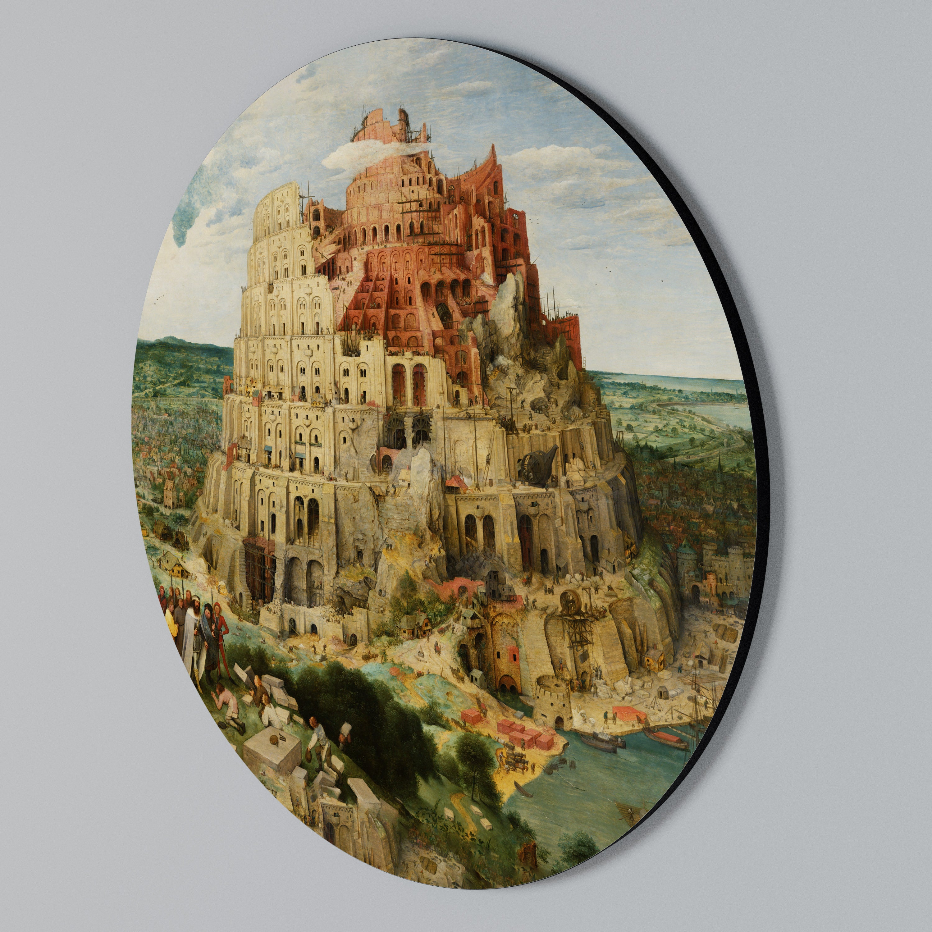 ECHOES OF AMBITION Στρογγυλός πίνακας ζωγραφικής