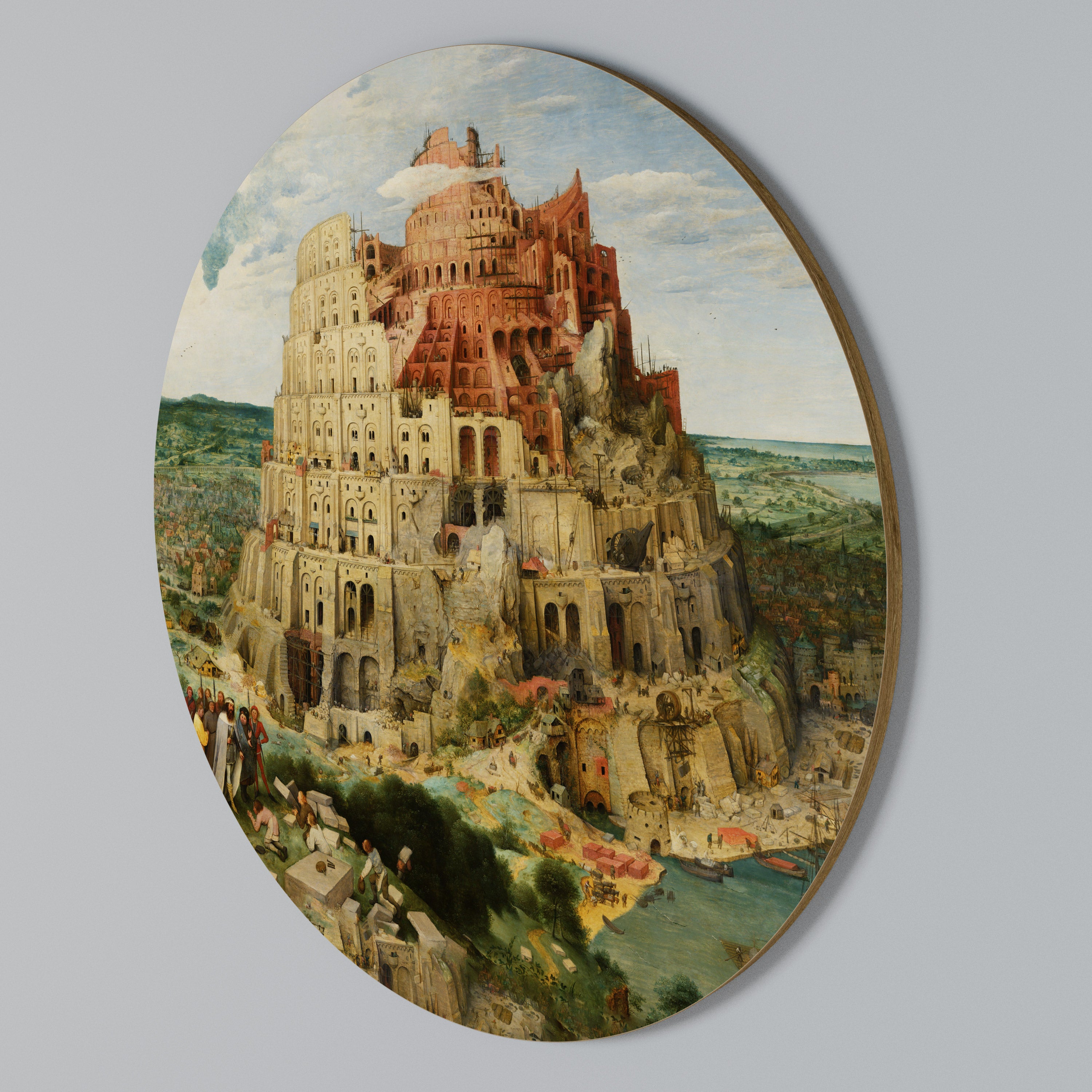 ECHOES OF AMBITION Στρογγυλός πίνακας ζωγραφικής