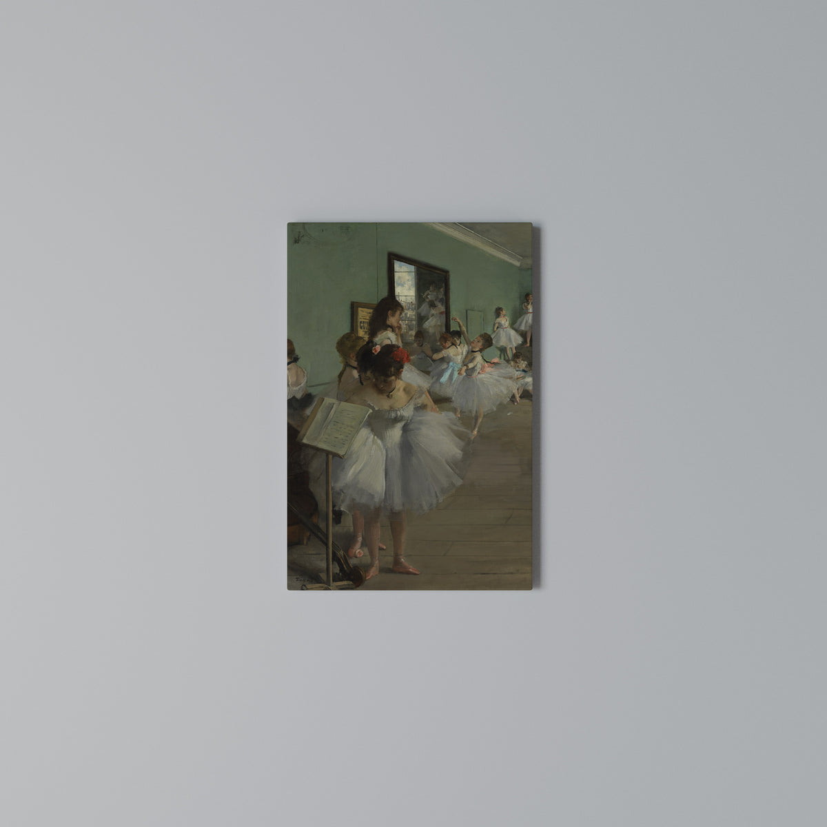 THE DANCE CLASS Κατακόρυφος Πίνακας σε Καμβά