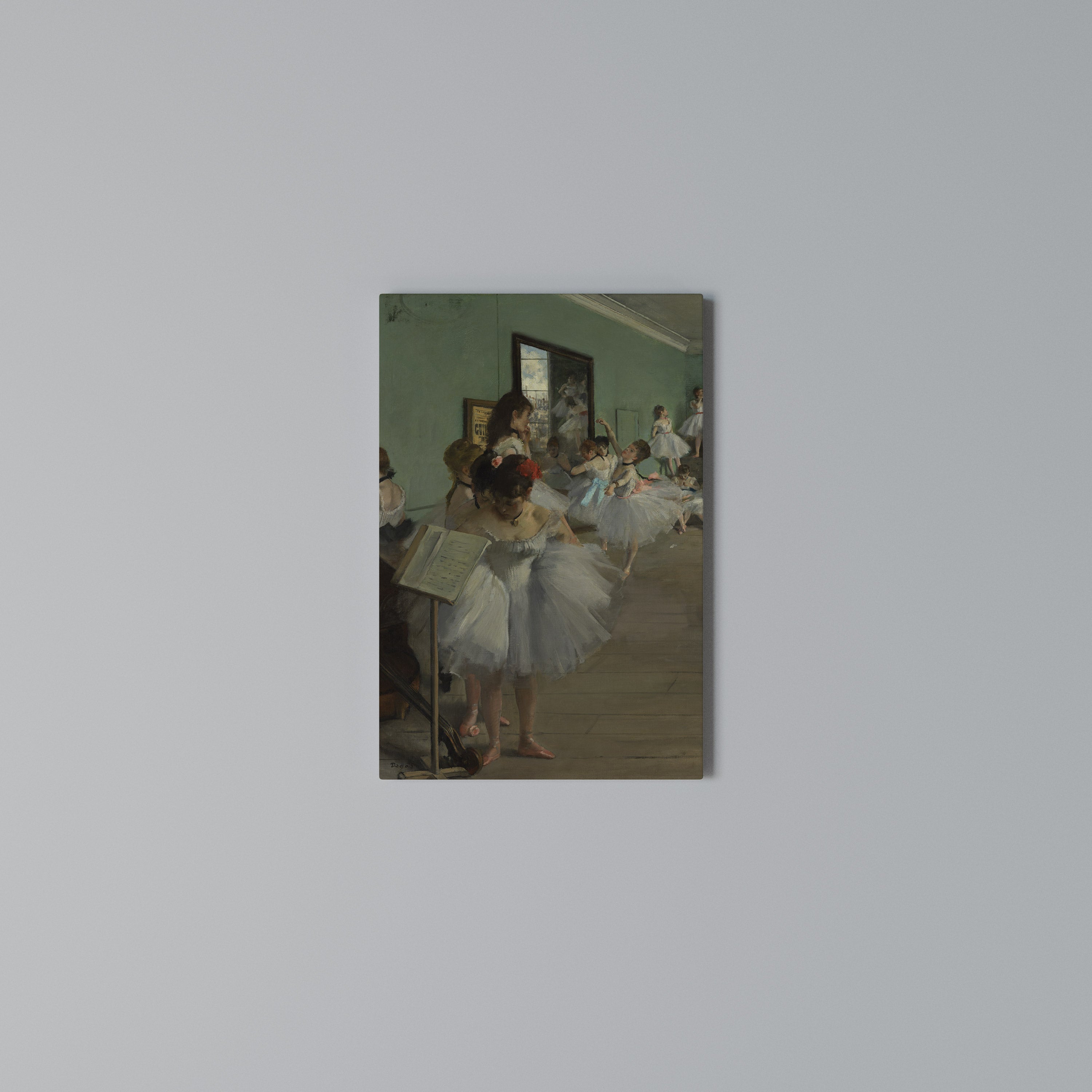THE DANCE CLASS Κατακόρυφος Πίνακας σε Καμβά