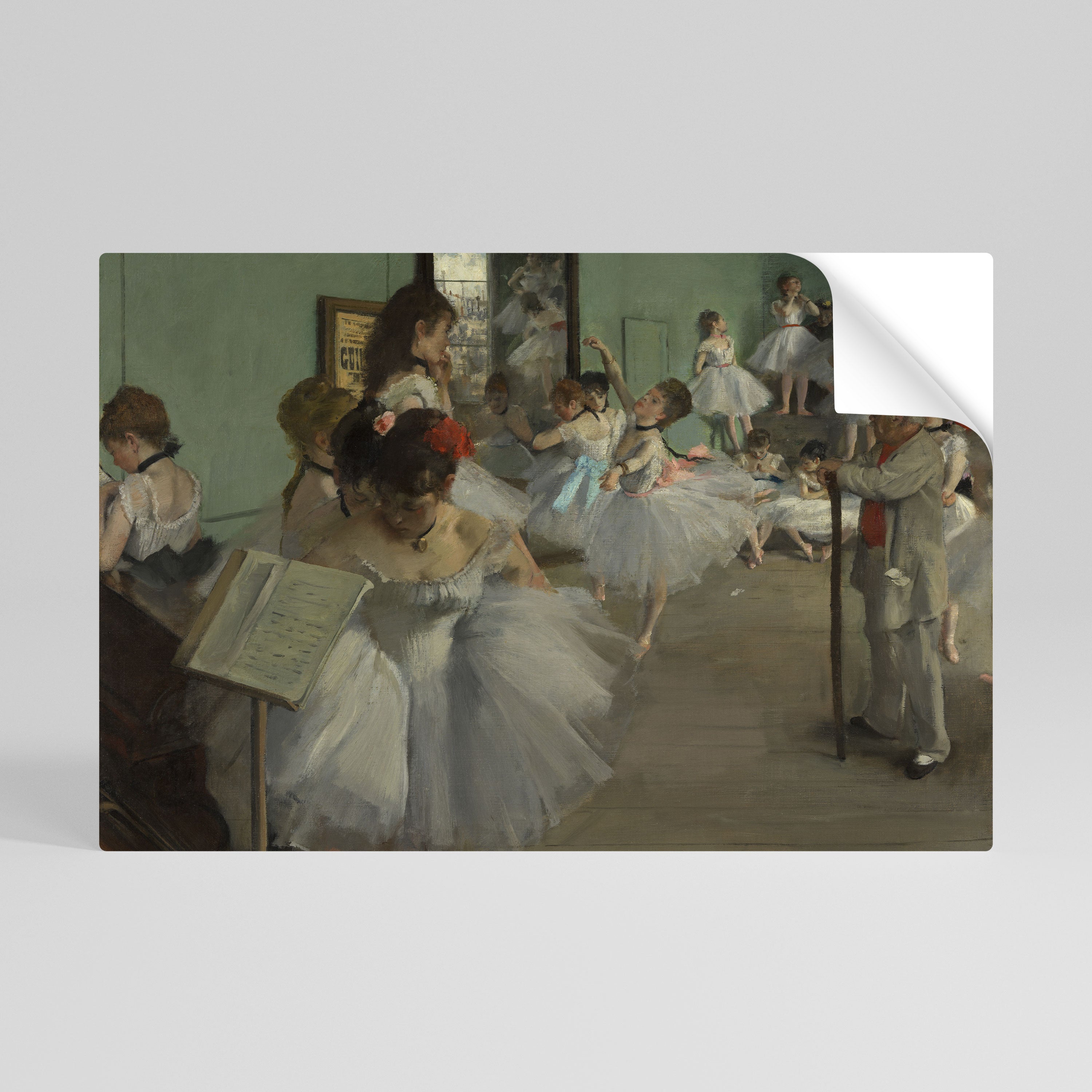 THE DANCE CLASS Αυτοκόλλητη Αφίσα οριζόντια