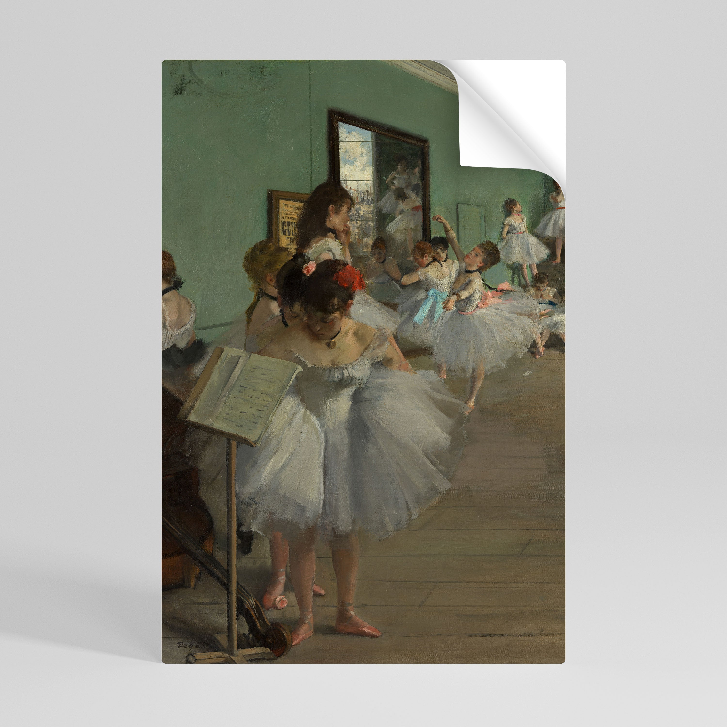 THE DANCE CLASS Αυτοκόλλητη Αφίσα κάθετη