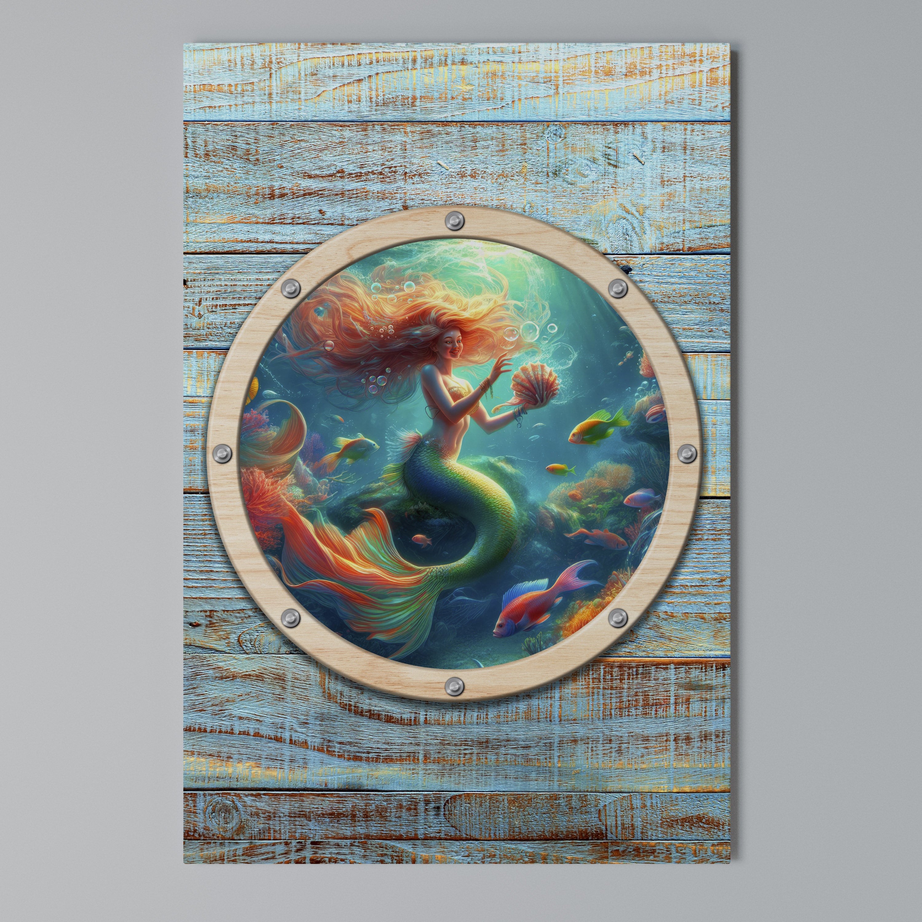 MERMAID DREAMS Κατακόρυφος Πίνακας σε Καμβά