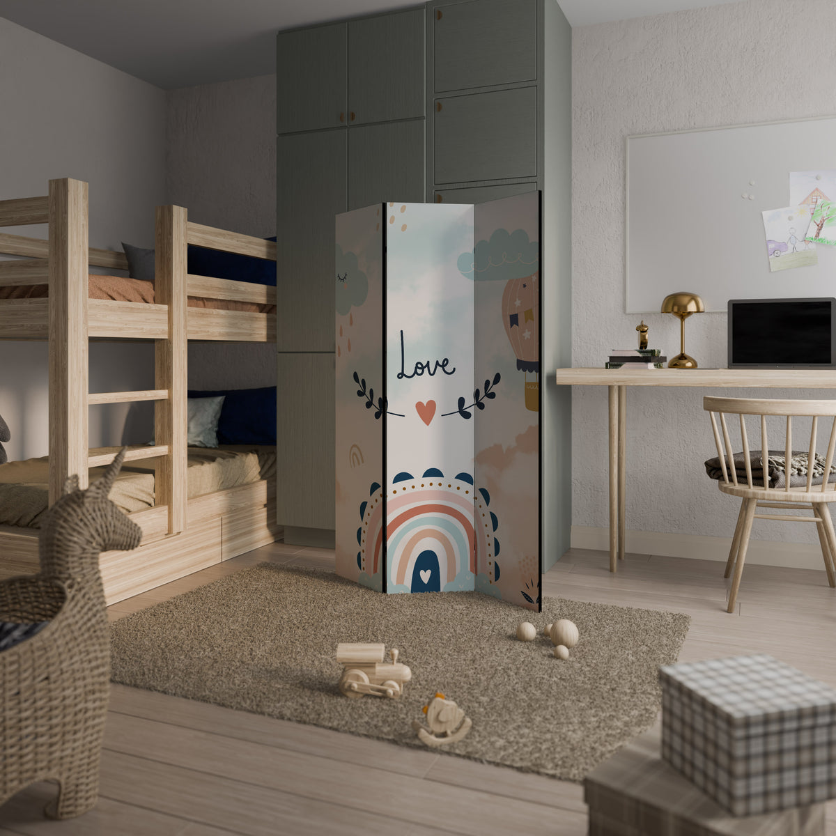 LOVELY DREAMS Παραβάν με 3 πάνελ