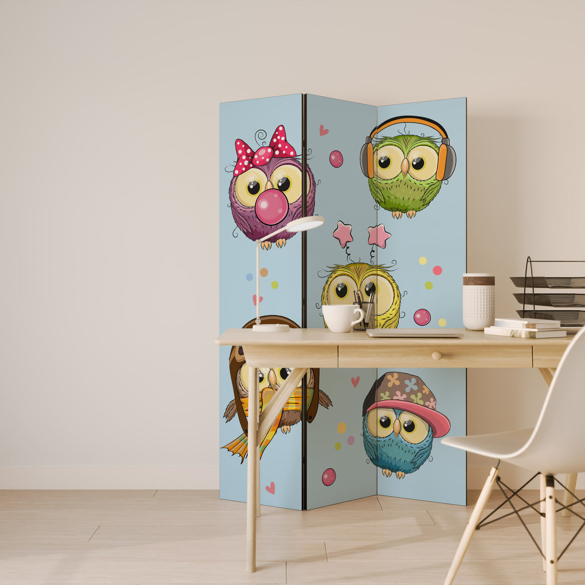 OWLY SQUAD Παραβάν με 3 πάνελ
