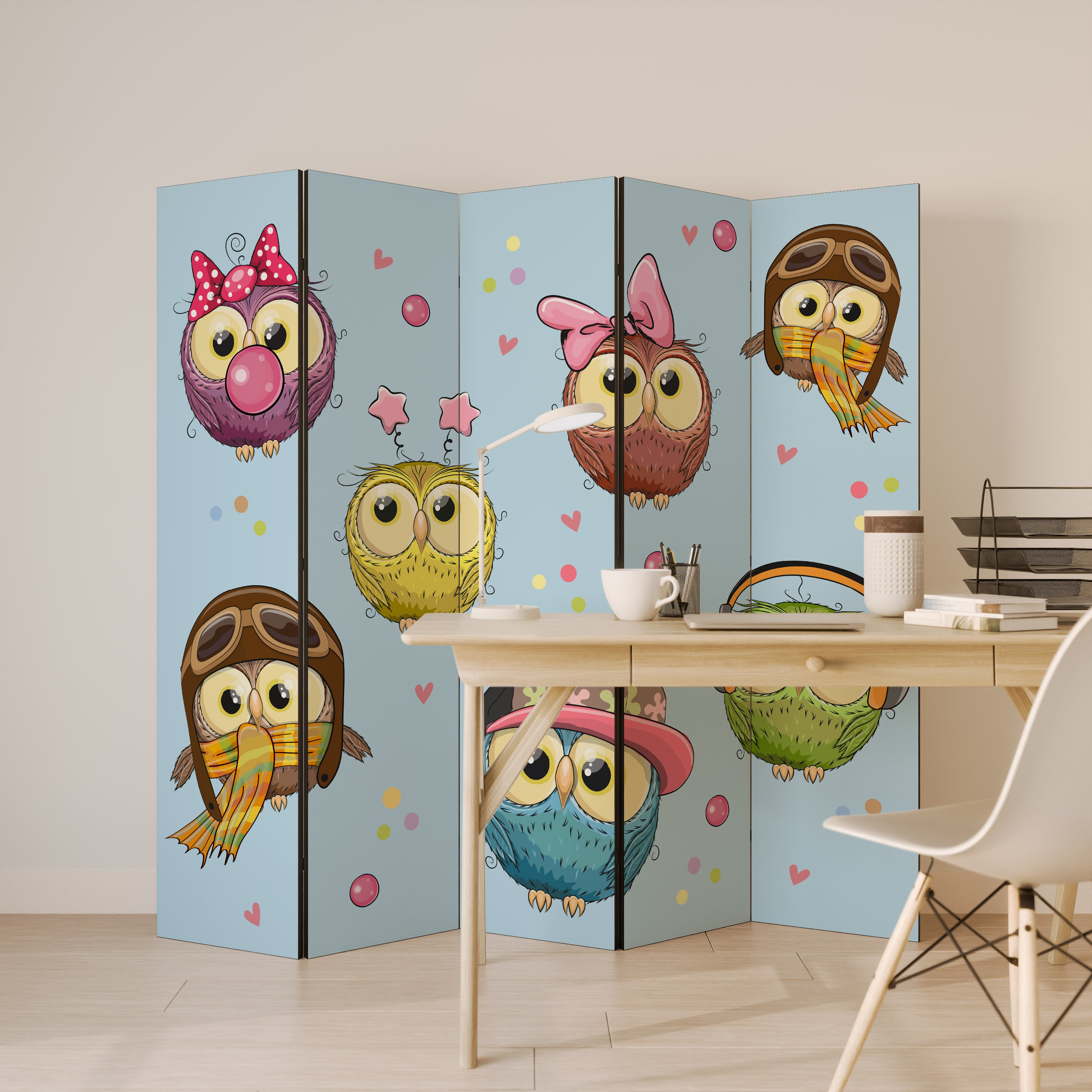 OWLY SQUAD Παραβάν με 5 πάνελ