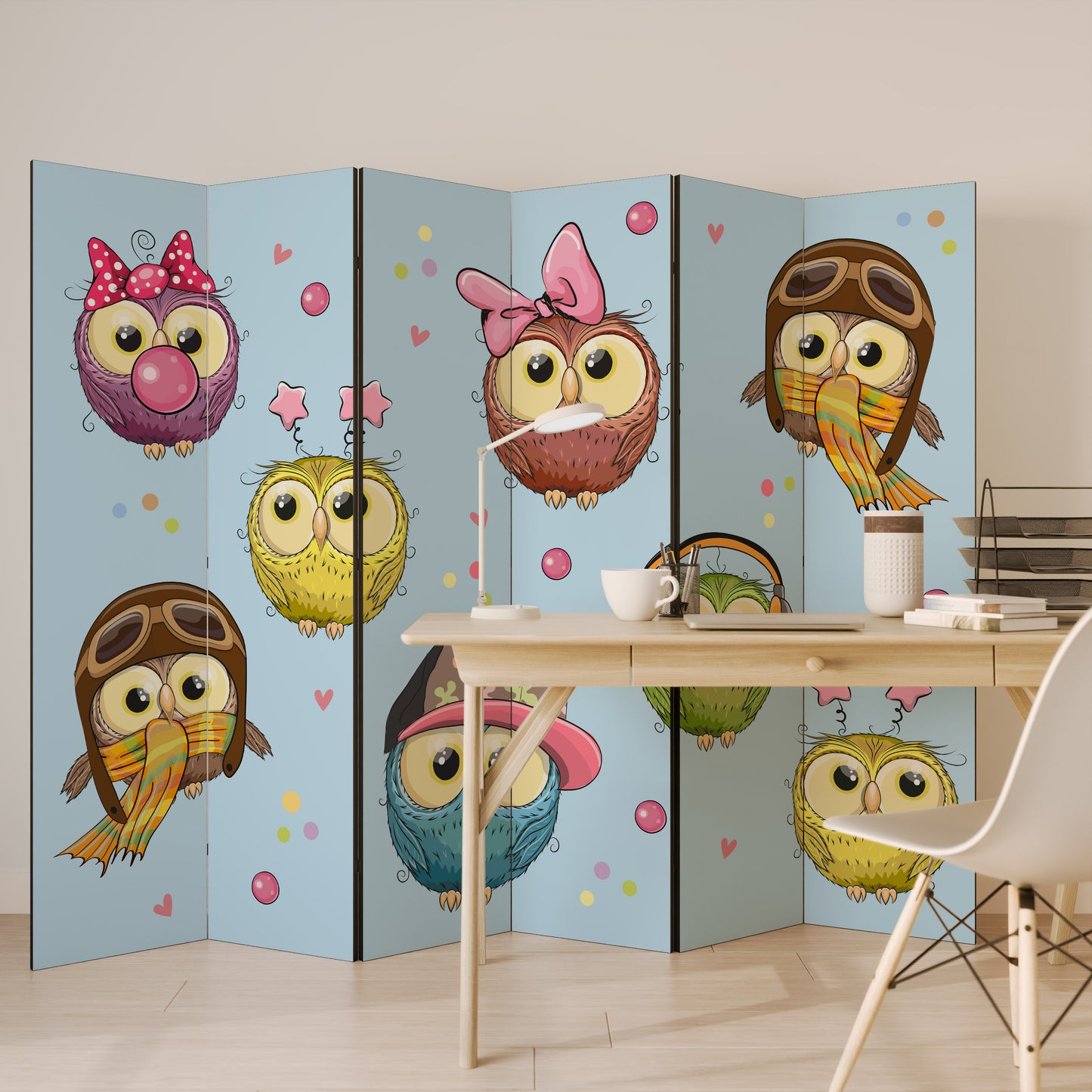 OWLY SQUAD Παραβάν με 6 πάνελ