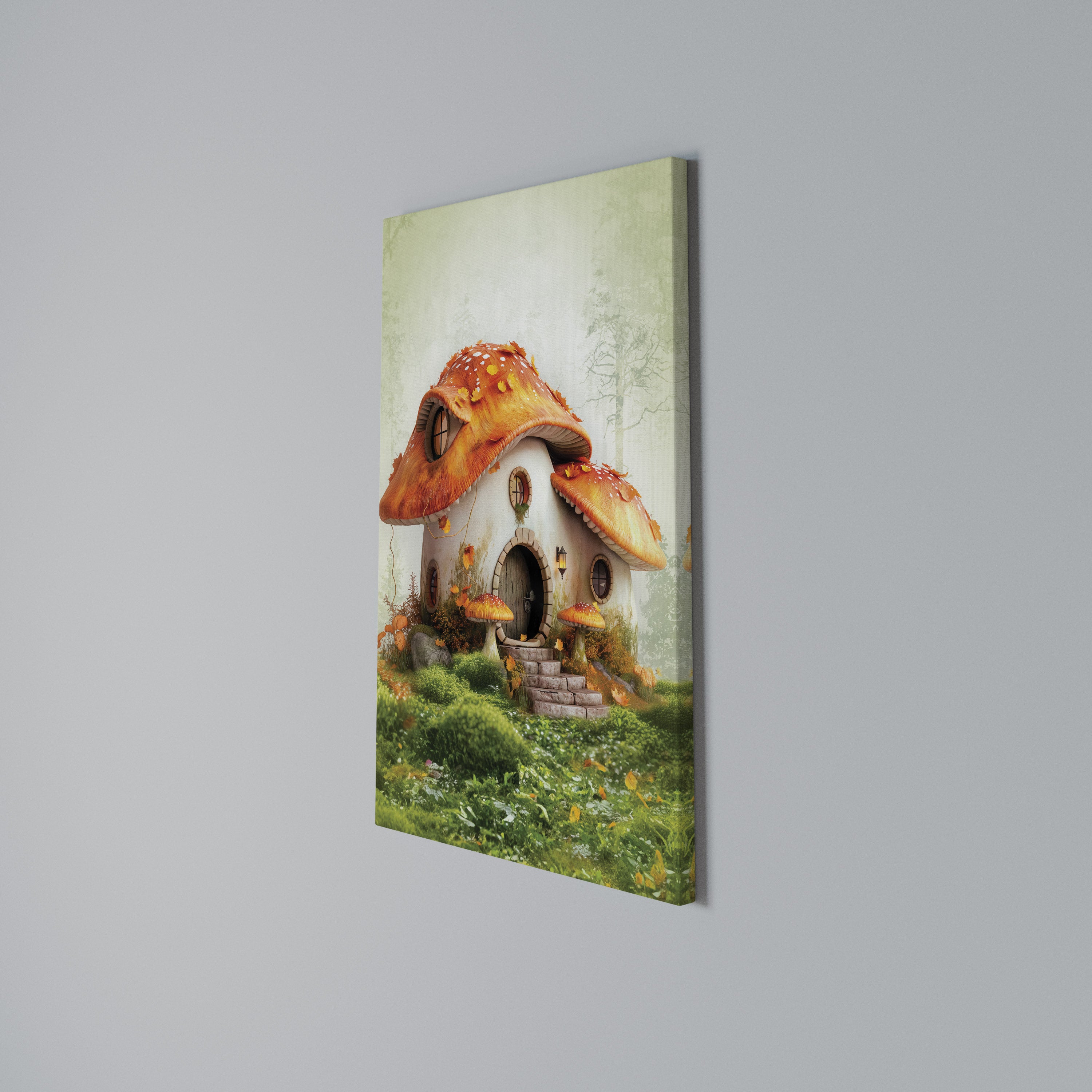 MYSTIC TOADSTOOL Vertical Canvas Print