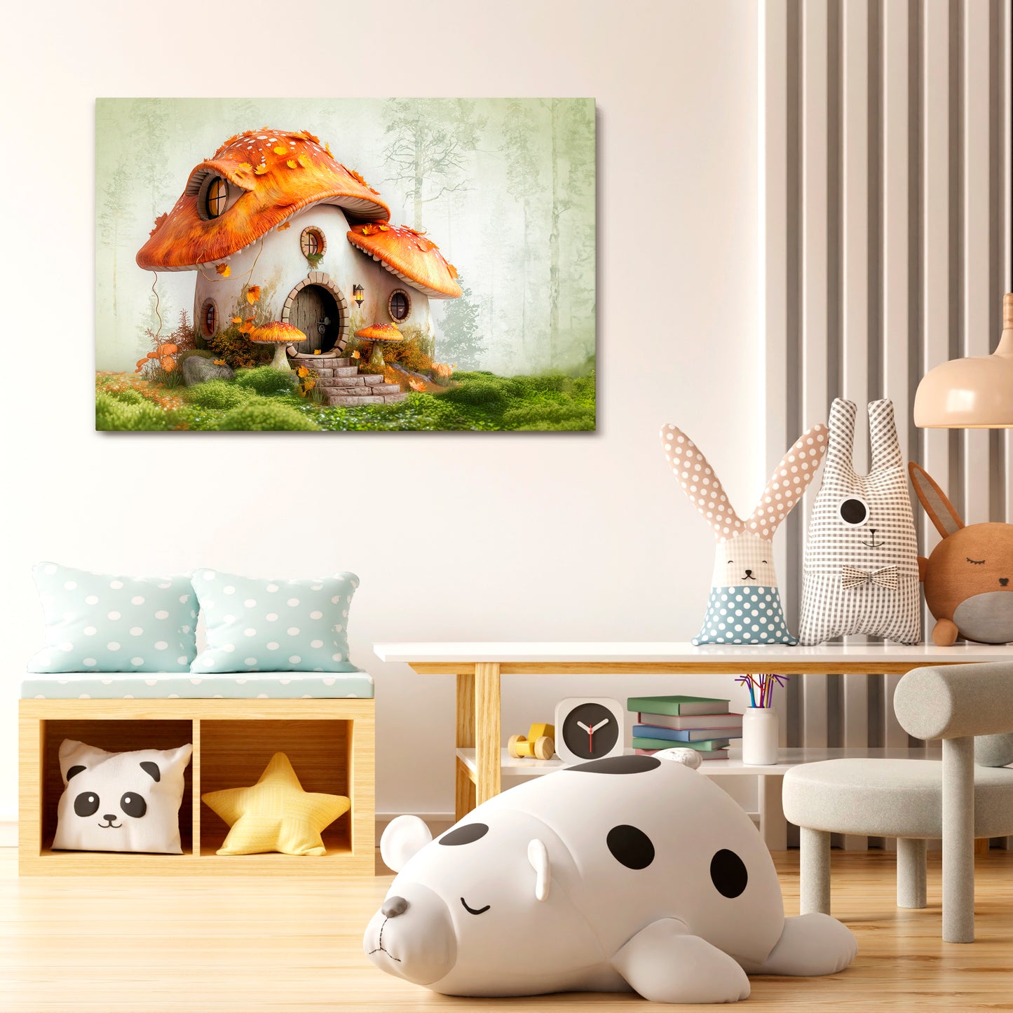 MYSTIC TOADSTOOL Horizontal Canvas Print