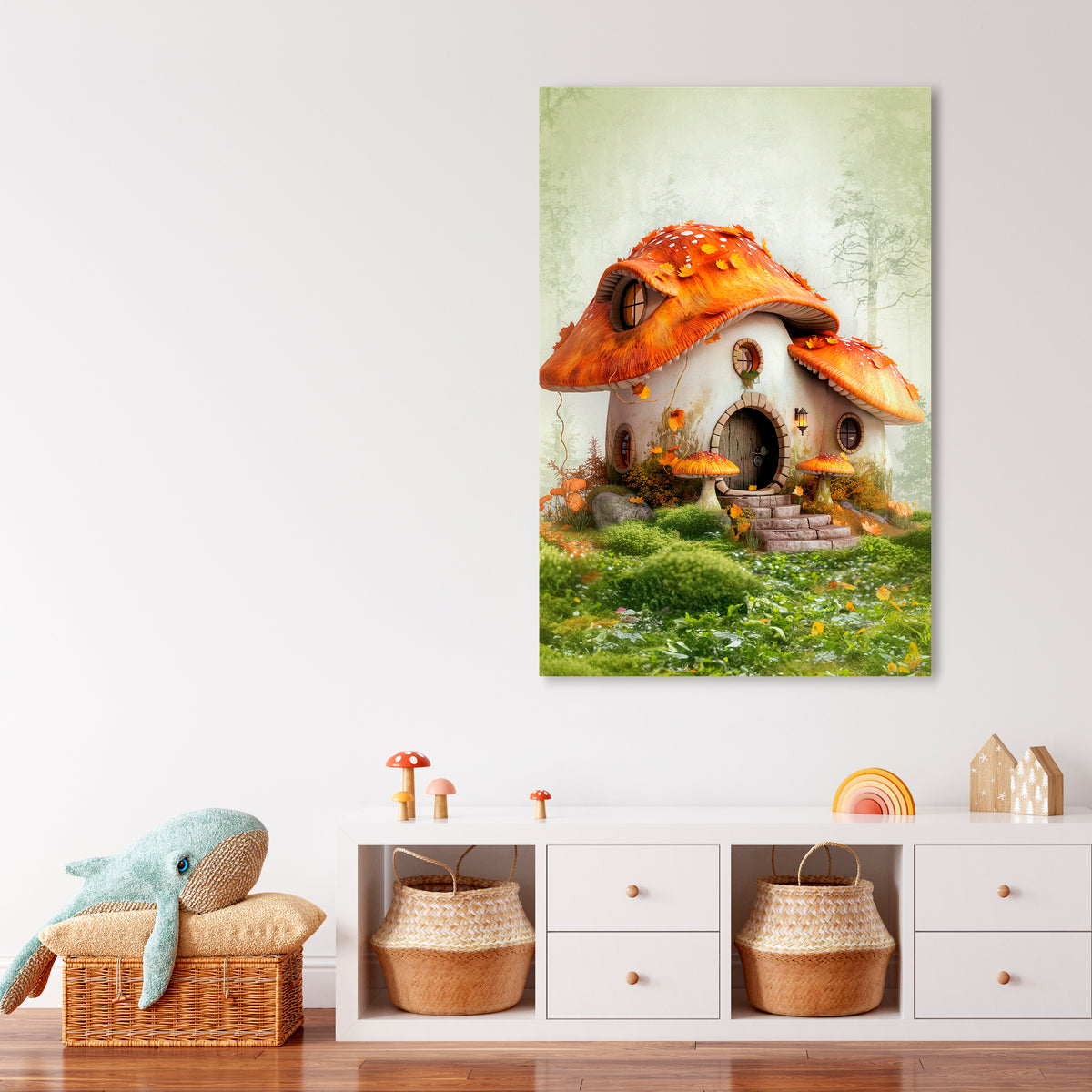 MYSTIC TOADSTOOL Κατακόρυφος Πίνακας σε Καμβά