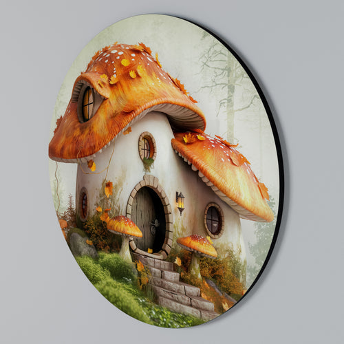 MYSTIC TOADSTOOL Στρογγυλός πίνακας ζωγραφικής
