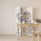 POLAND INFO Παραβάν με 3 πάνελ