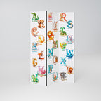 JOYFUL LETTERS 3-Panel Room Divider