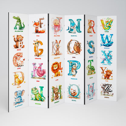 JOYFUL LETTERS Παραβάν με 6 πάνελ