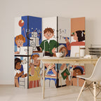 SCHOOL VIBE Παραβάν με 5 πάνελ