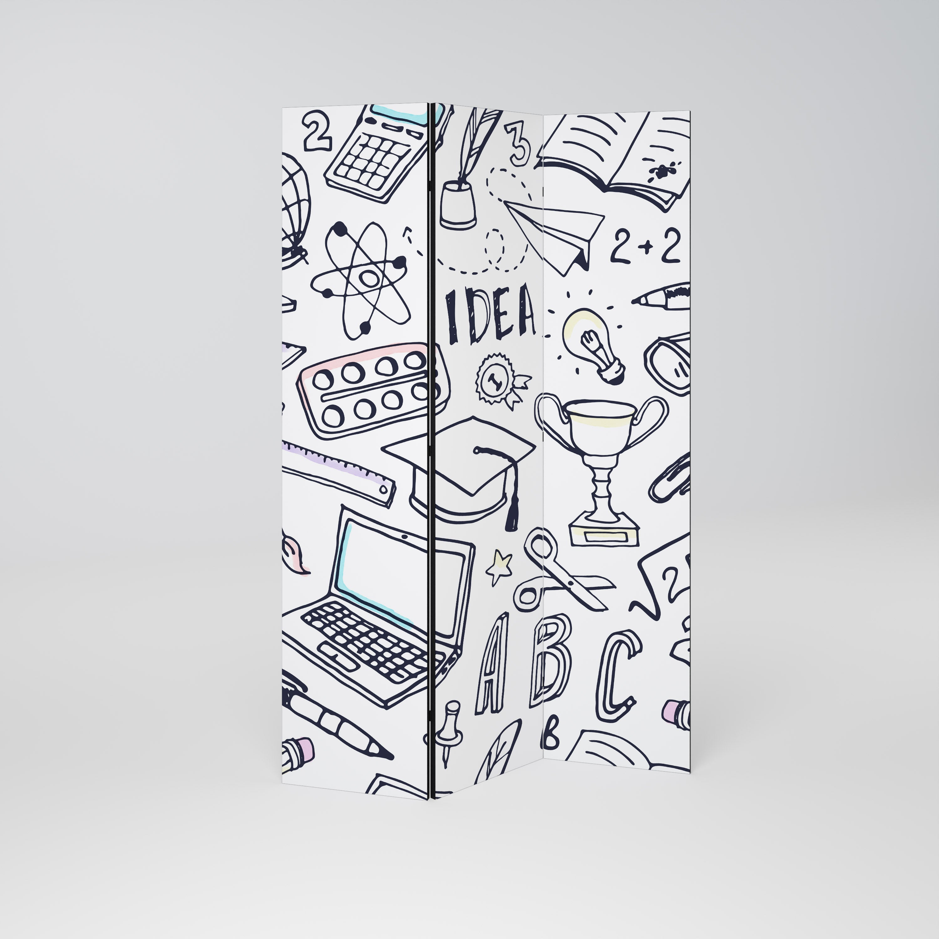 SCHOOL STUFF Παραβάν με 3 πάνελ