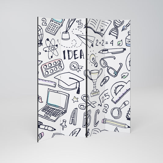 SCHOOL STUFF Παραβάν με 4 πάνελ