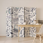 SCHOOL STUFF 5-Panel Room Divider