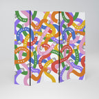 HELLO THERE 5-Panel Room Divider