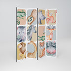 TROPICAL SQUAD 4-Panel Room Divider
