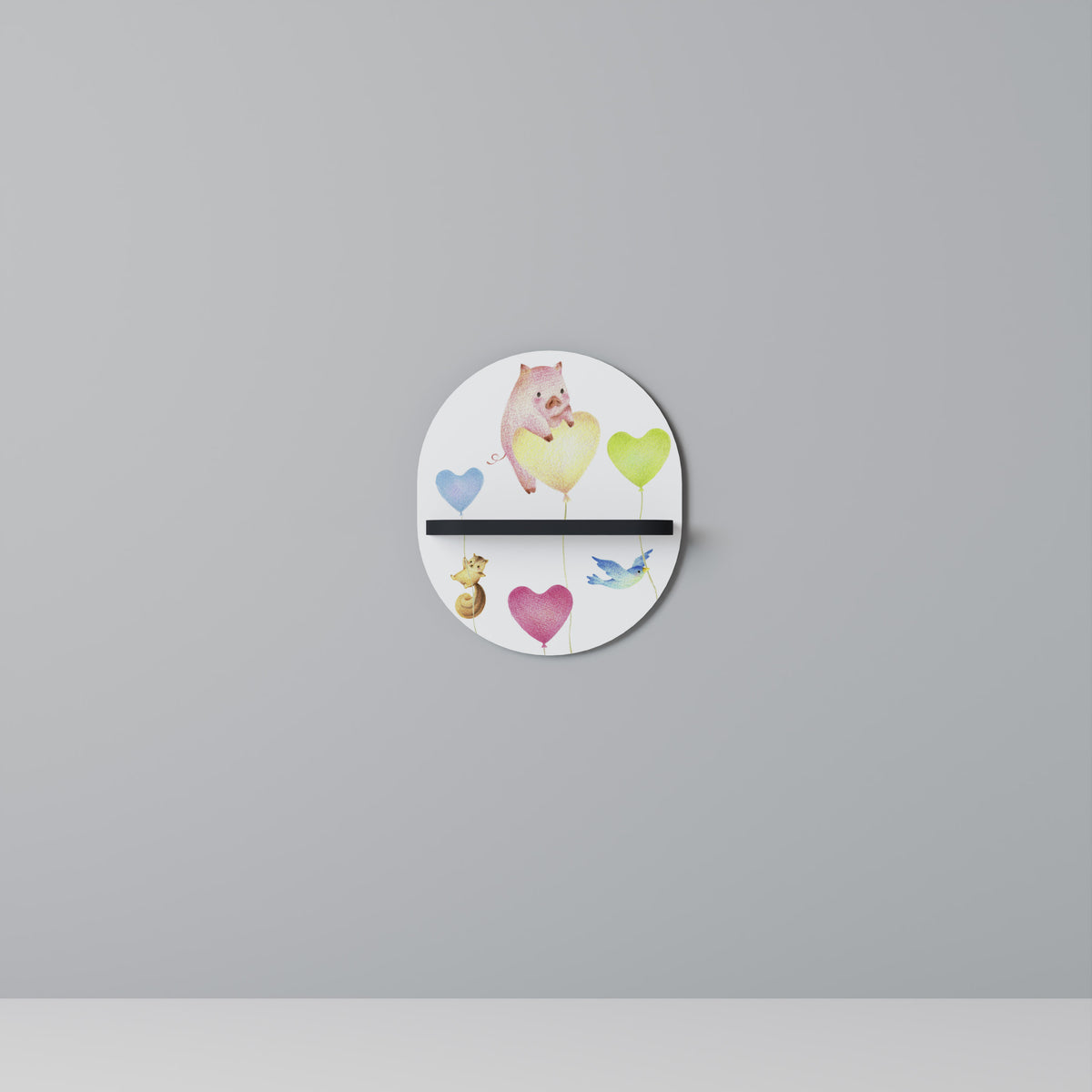 BALLOON FRIENDS Διακοσμητικό Ράφι Art Shelf