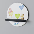 BALLOON FRIENDS Διακοσμητικό Ράφι Art Shelf