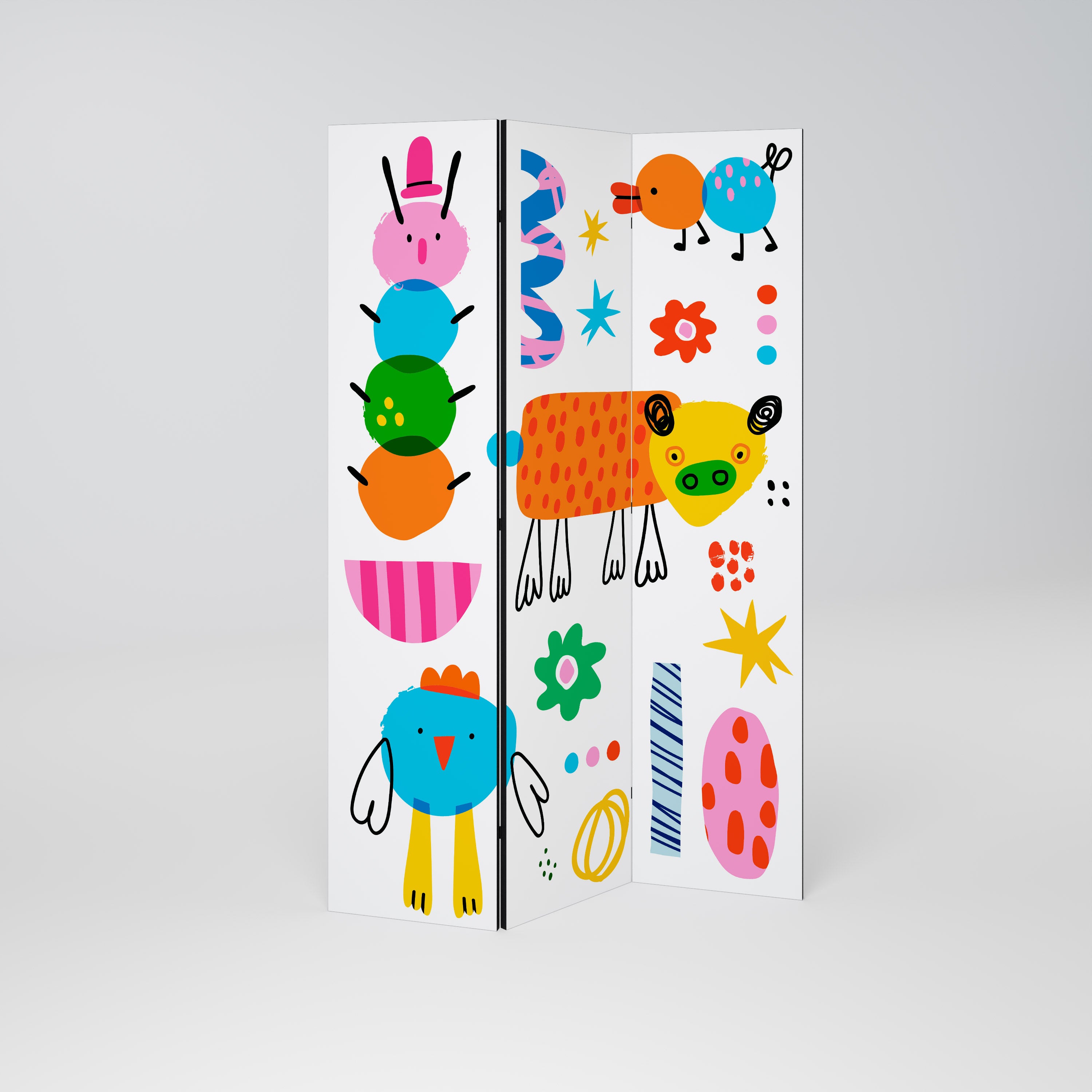 POWER OF IMAGINATION Παραβάν με 3 πάνελ