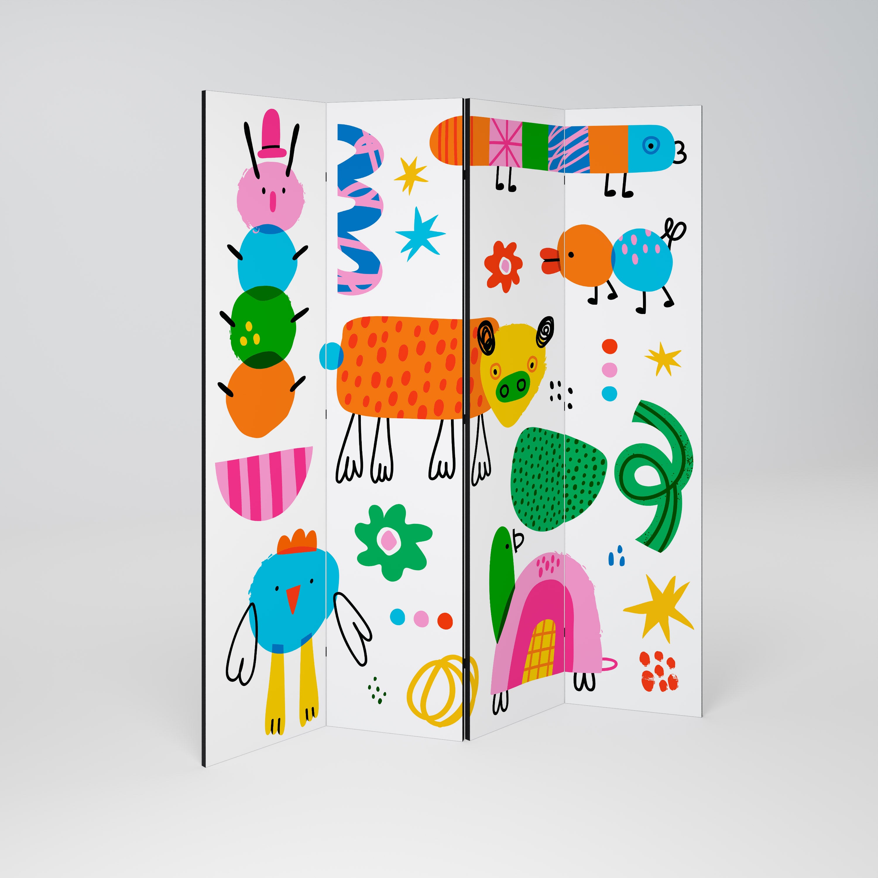 POWER OF IMAGINATION Παραβάν με 4 πάνελ