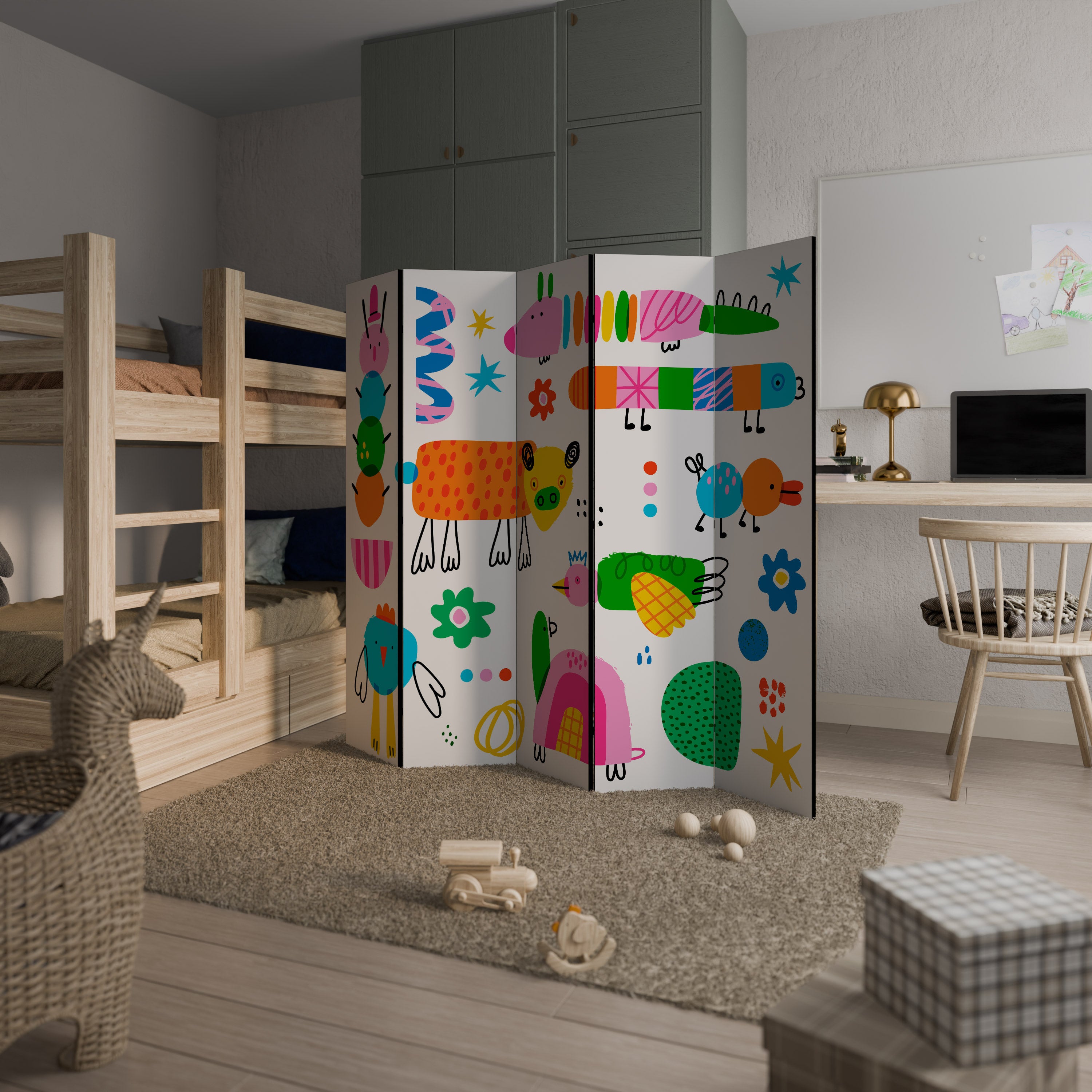 POWER OF IMAGINATION Παραβάν με 5 πάνελ