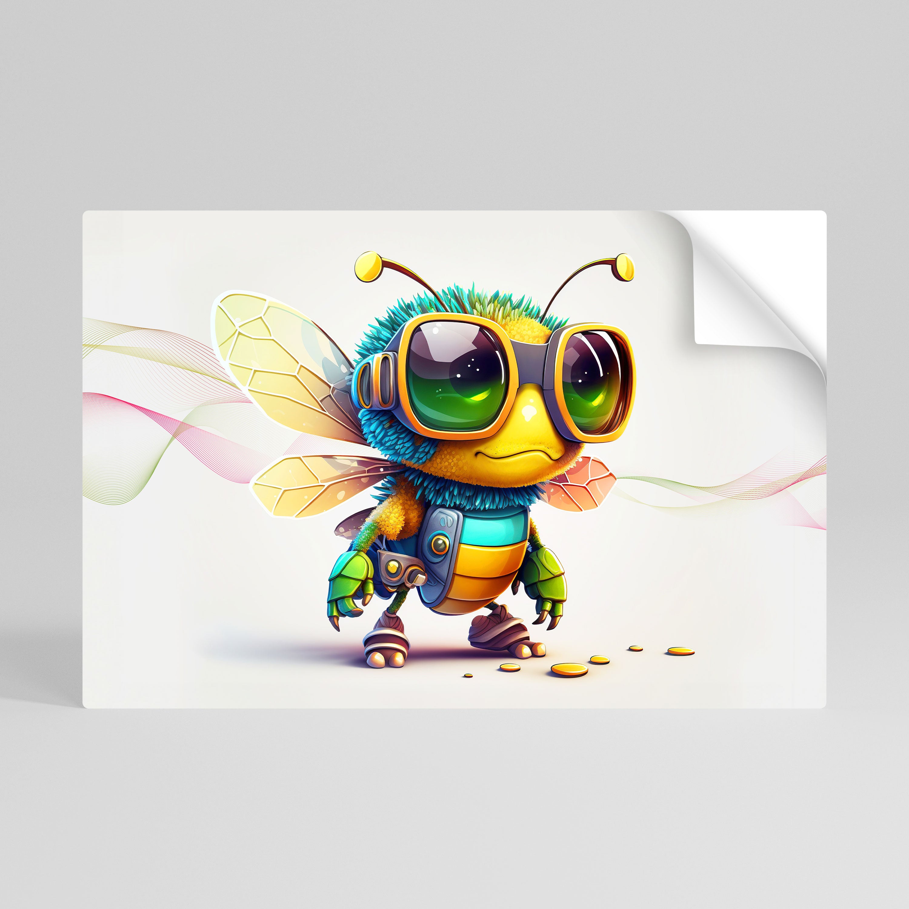 BUZZ BUDDY Αυτοκόλλητη Αφίσα οριζόντια