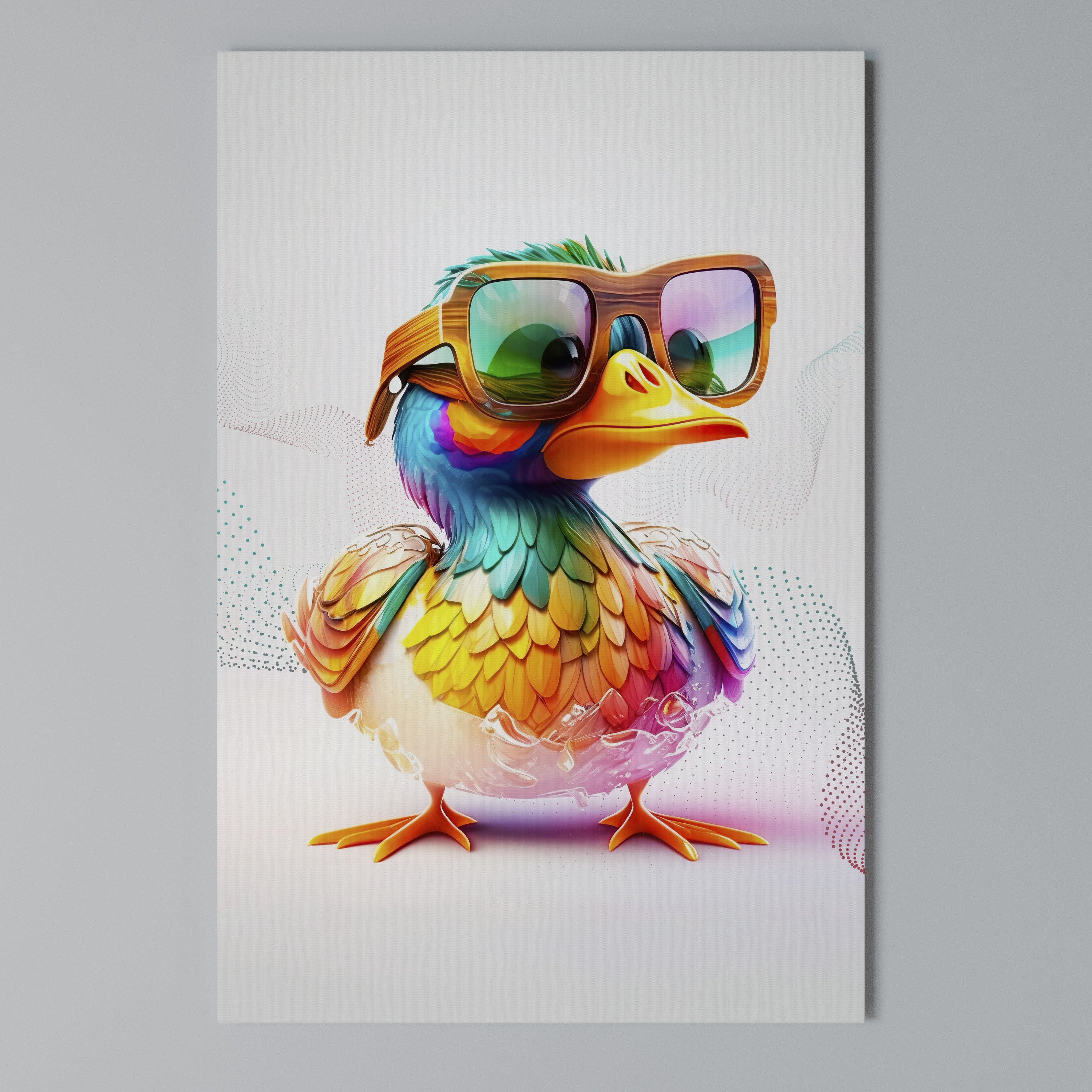 QUACKY FUN Vertical Canvas Print
