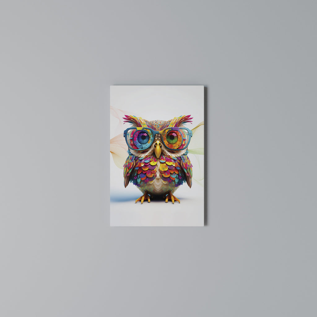 HOOT HOOT Κατακόρυφος Πίνακας σε Καμβά