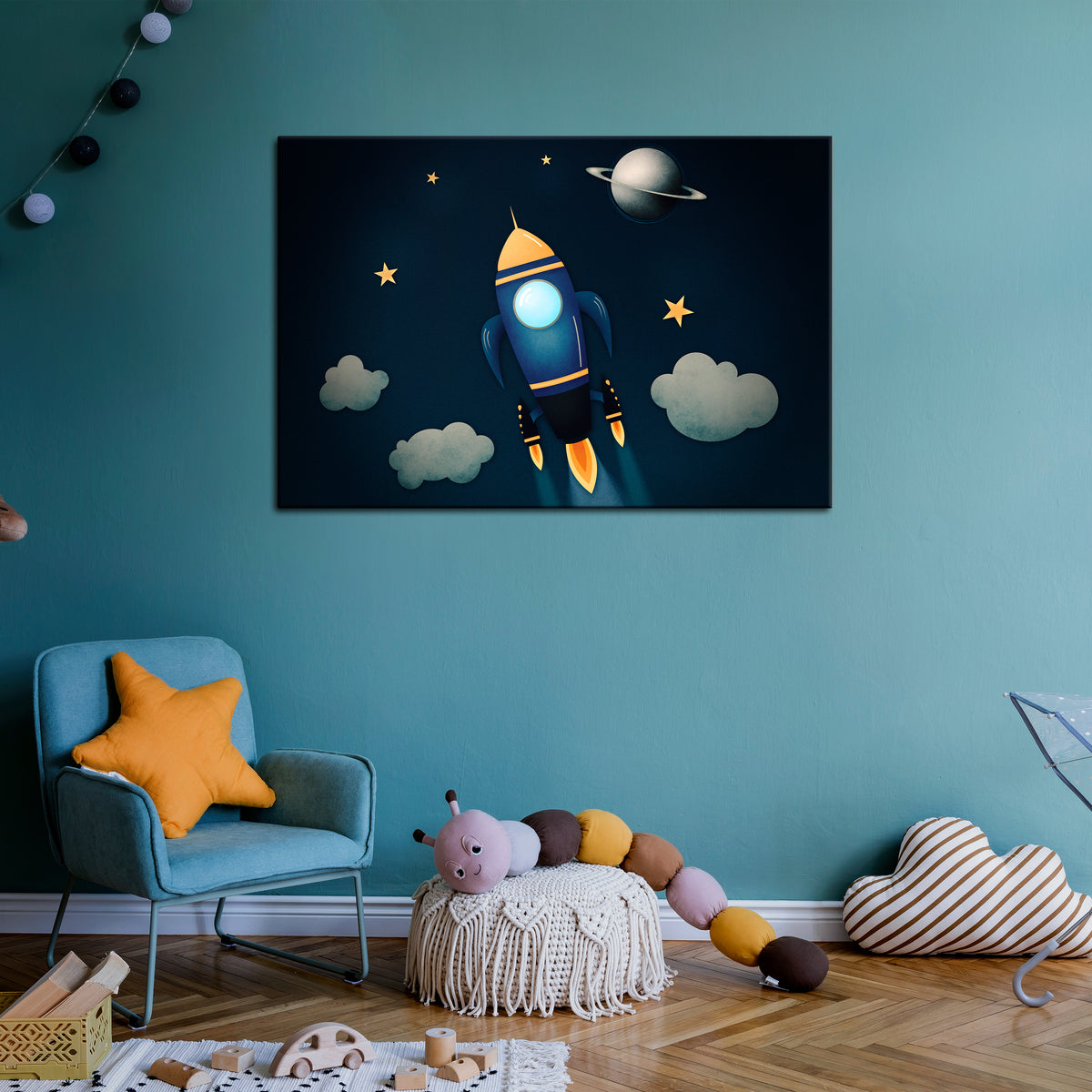 STELLAR SWING Horizontal Canvas Print