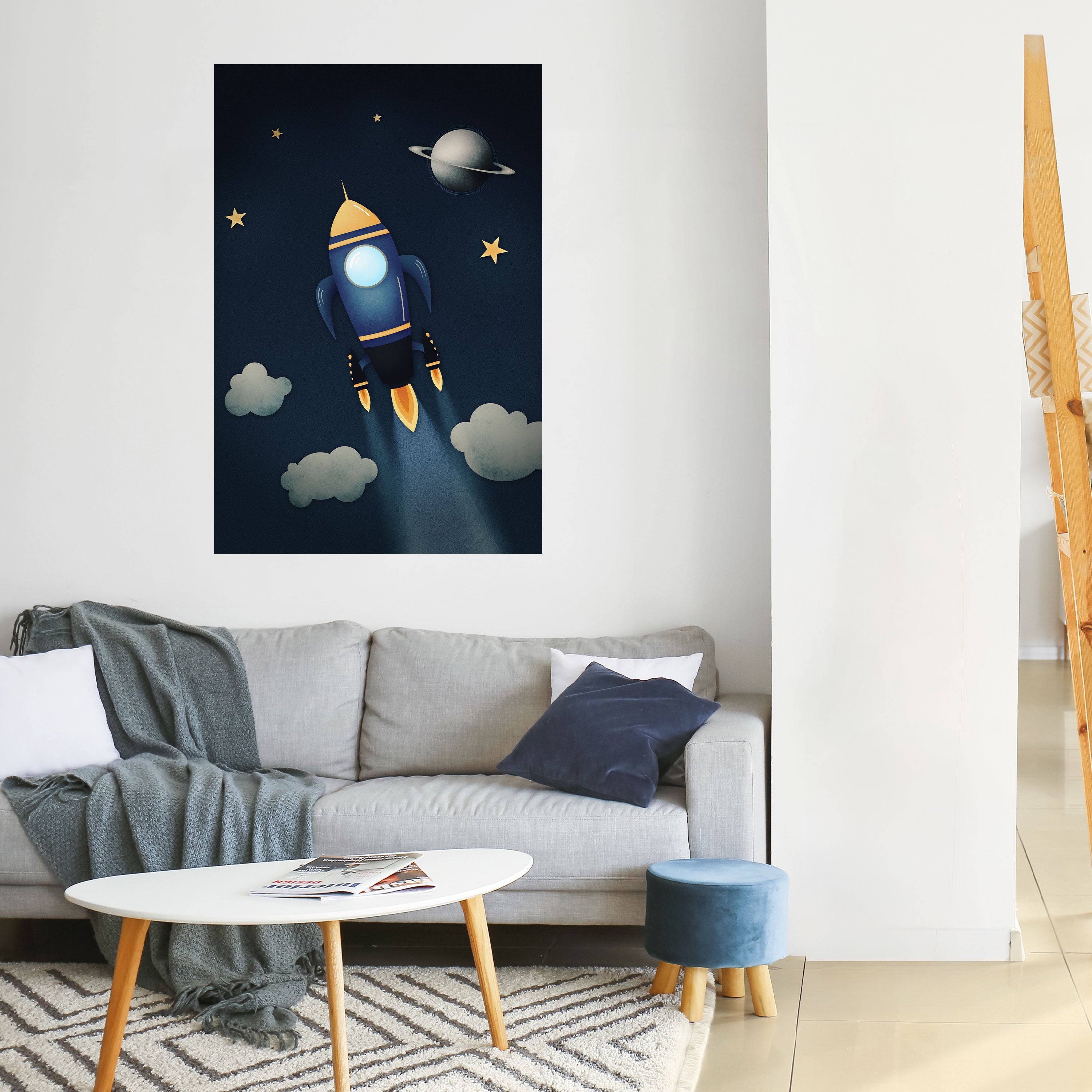 STELLAR SWING Αφίσα με κόλλα και κολλήματα κάθετης σχεδίασης