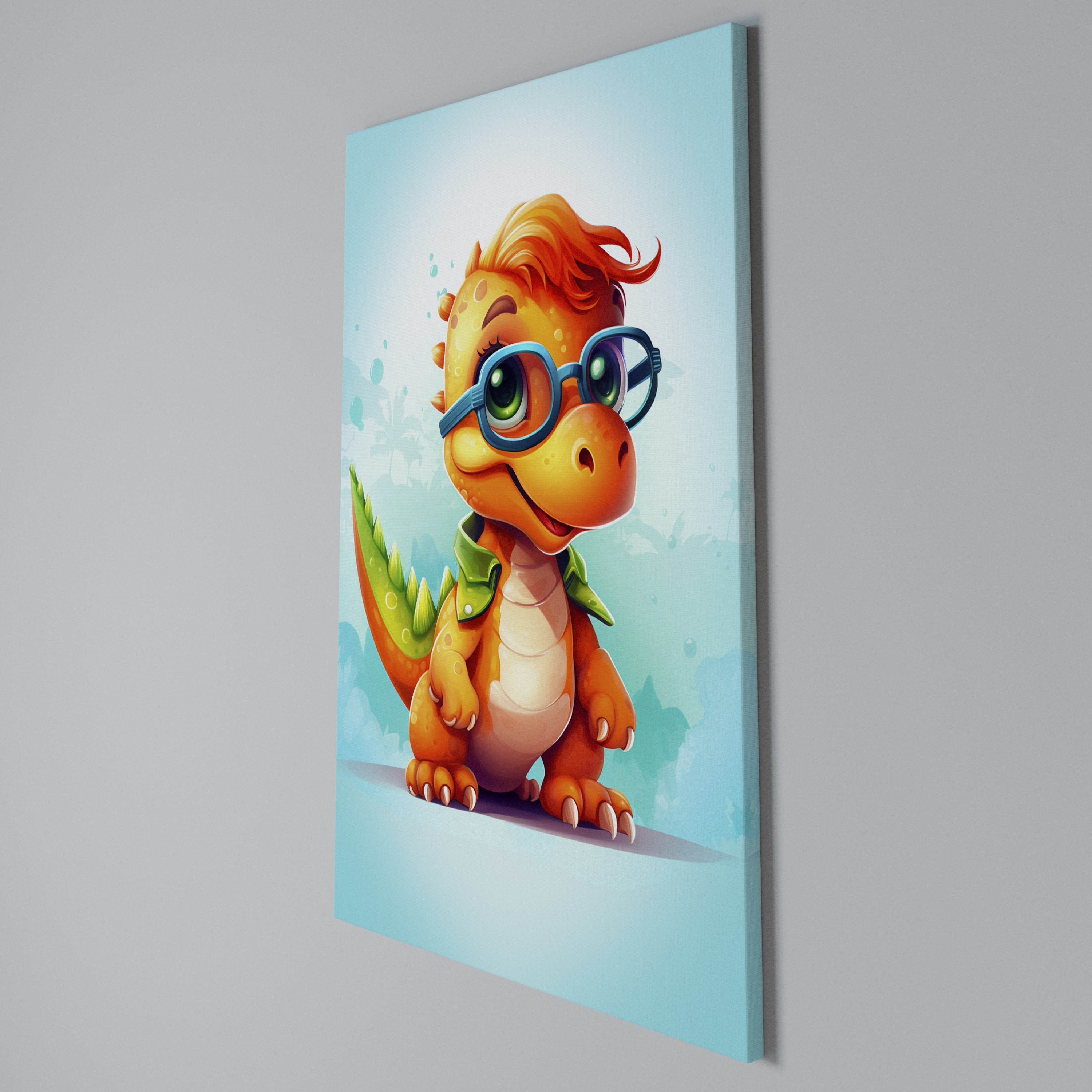 KIDDOSAURUS REX Κατακόρυφος Πίνακας σε Καμβά