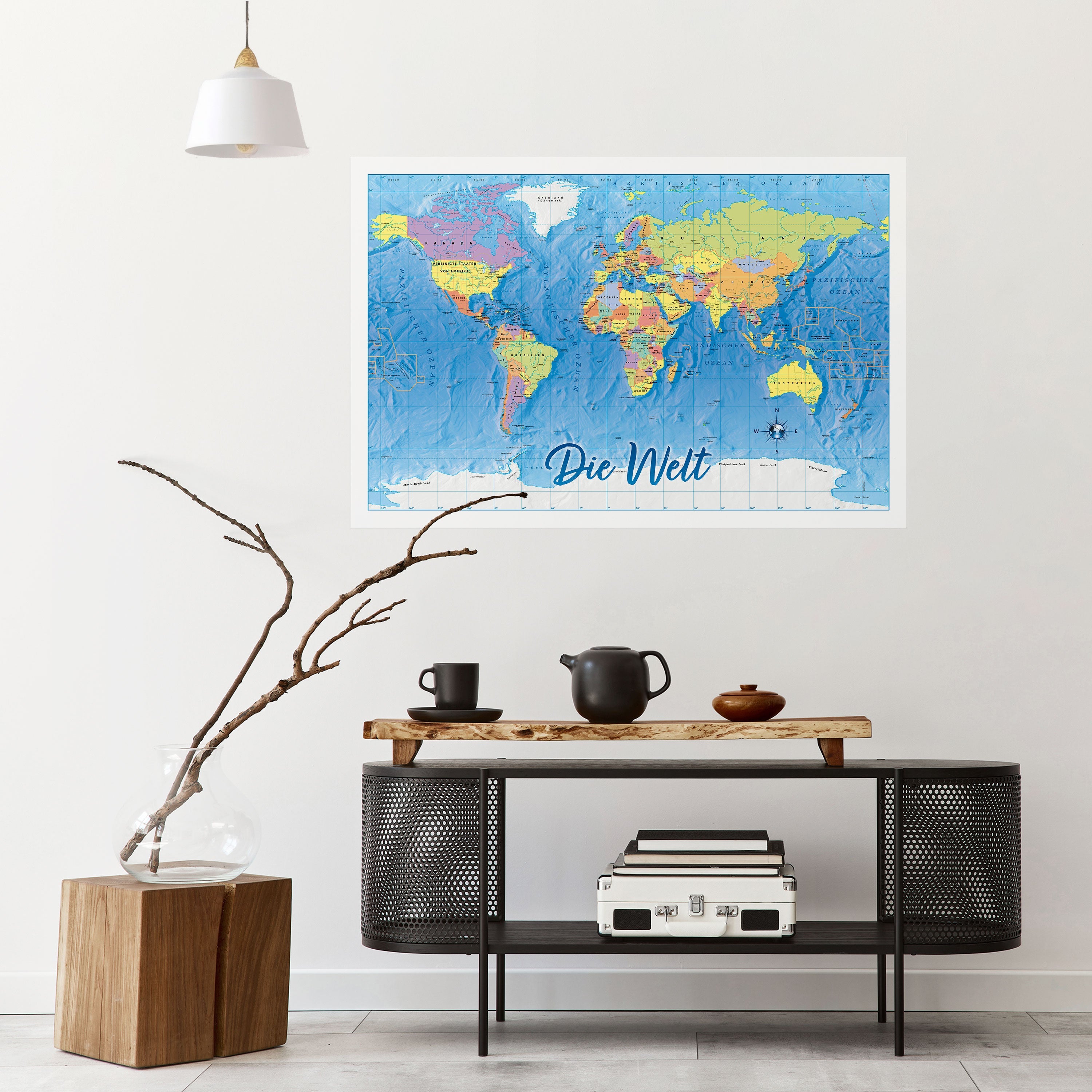 TERRAIN OF DISCOVERY [DE] Peel and Stick Horizontal Poster