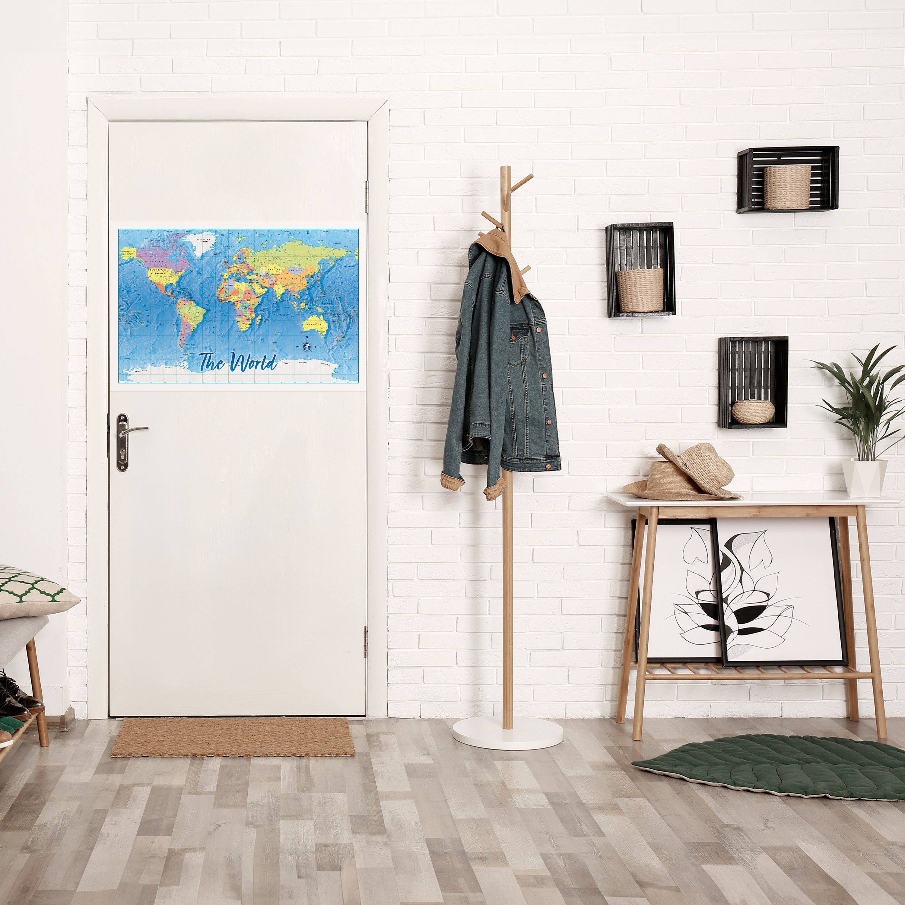 TERRAIN OF DISCOVERY [EN] Peel and Stick Horizontal Poster