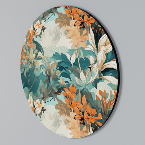BLOOM BALLET Round Wall Art
