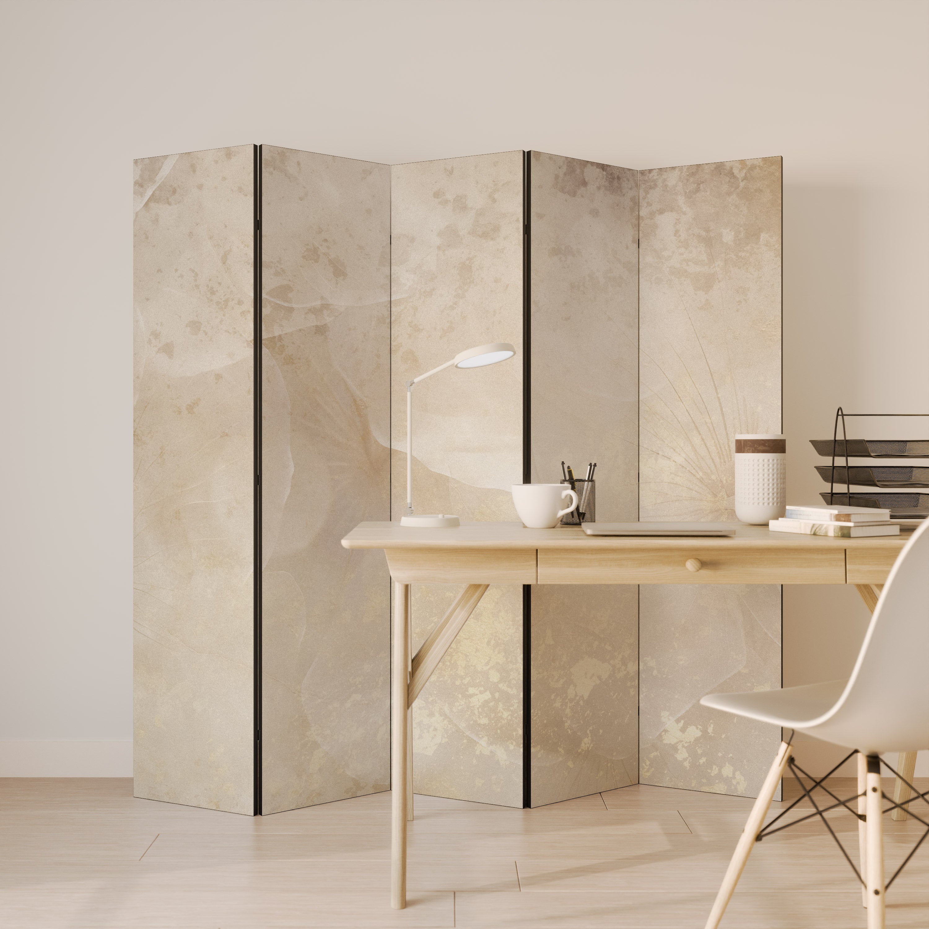 WHISPERING PETALS Παραβάν με 5 πάνελ