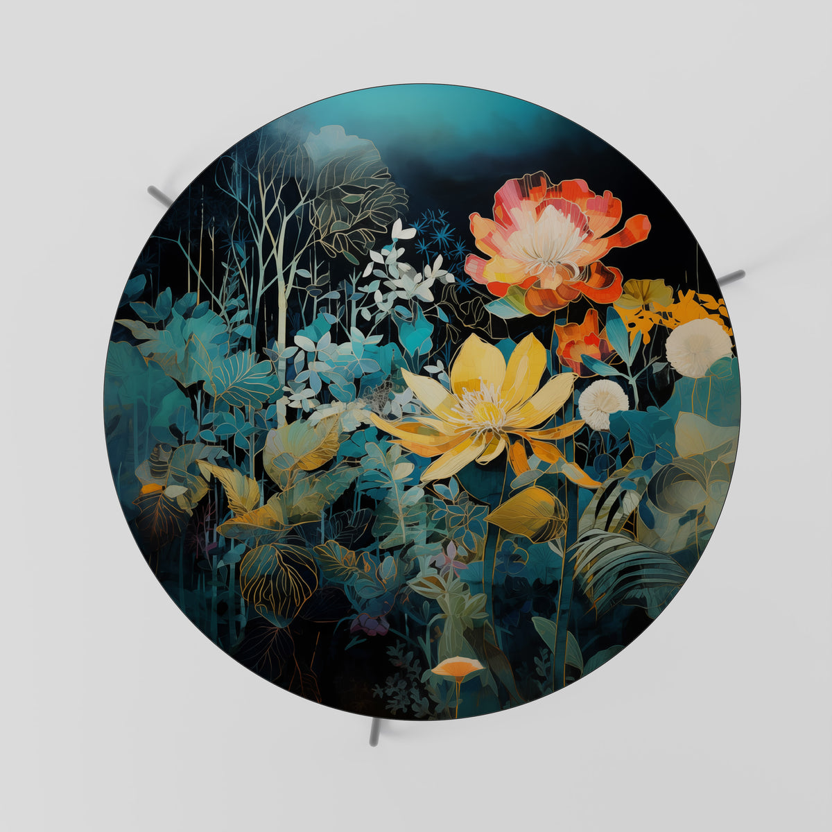 MIDNIGHT FLOWERS Τραπεζάκι σαλονιού