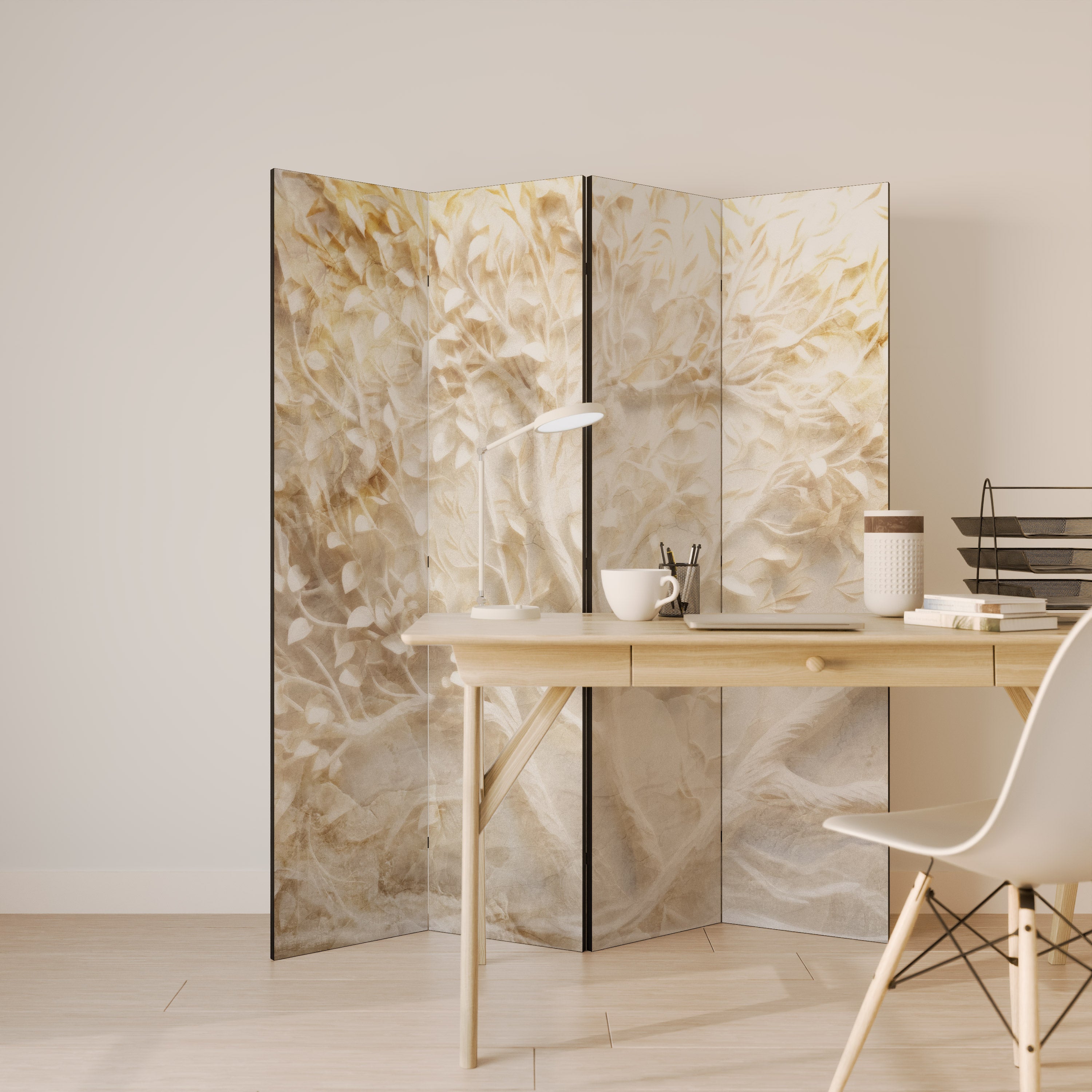 LUMINOUS GROWTH Παραβάν με 4 πάνελ